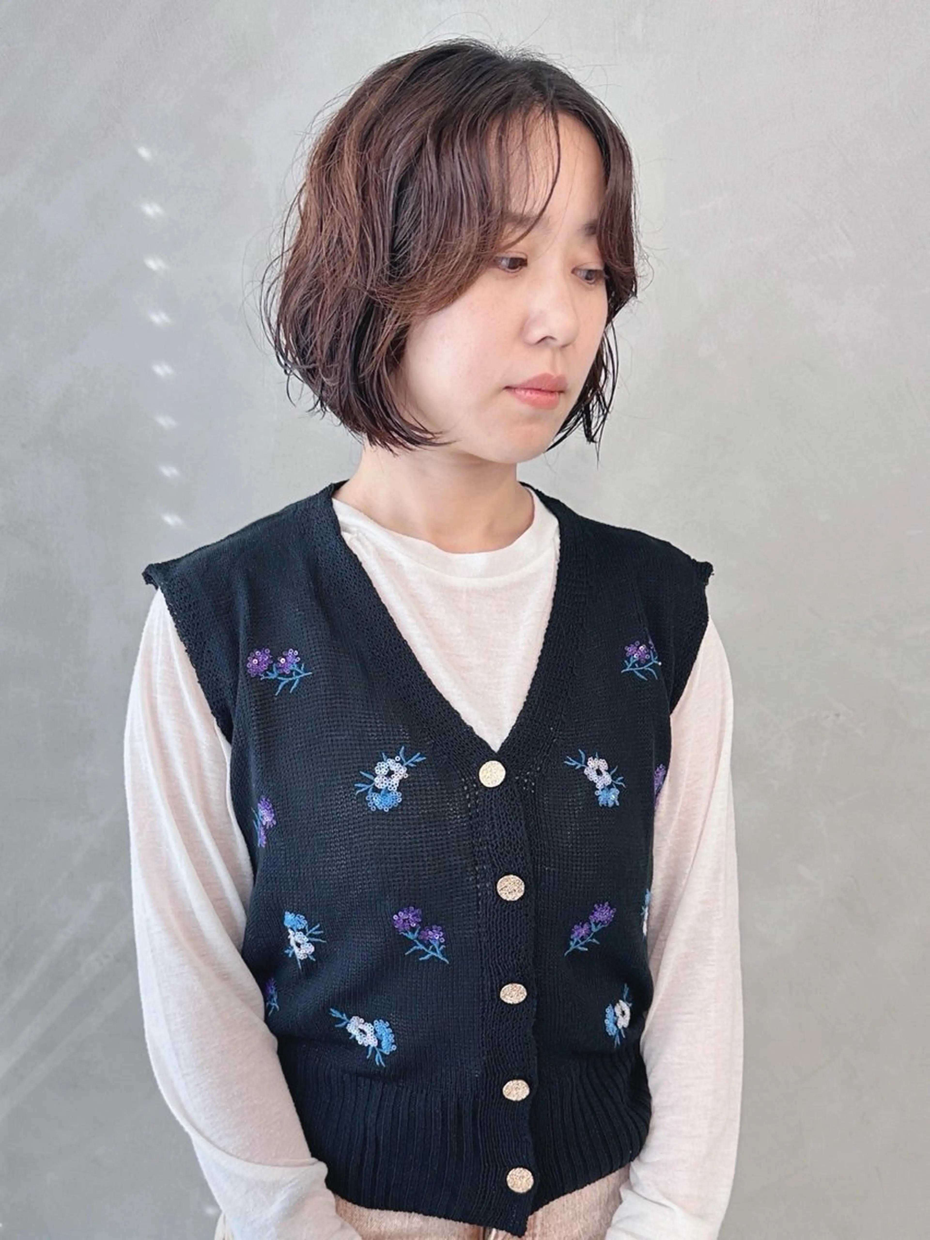 ショート パーマ カット パーマ お悩み解消/くせ毛 /ボブパーマ/とういのヘアスタイル