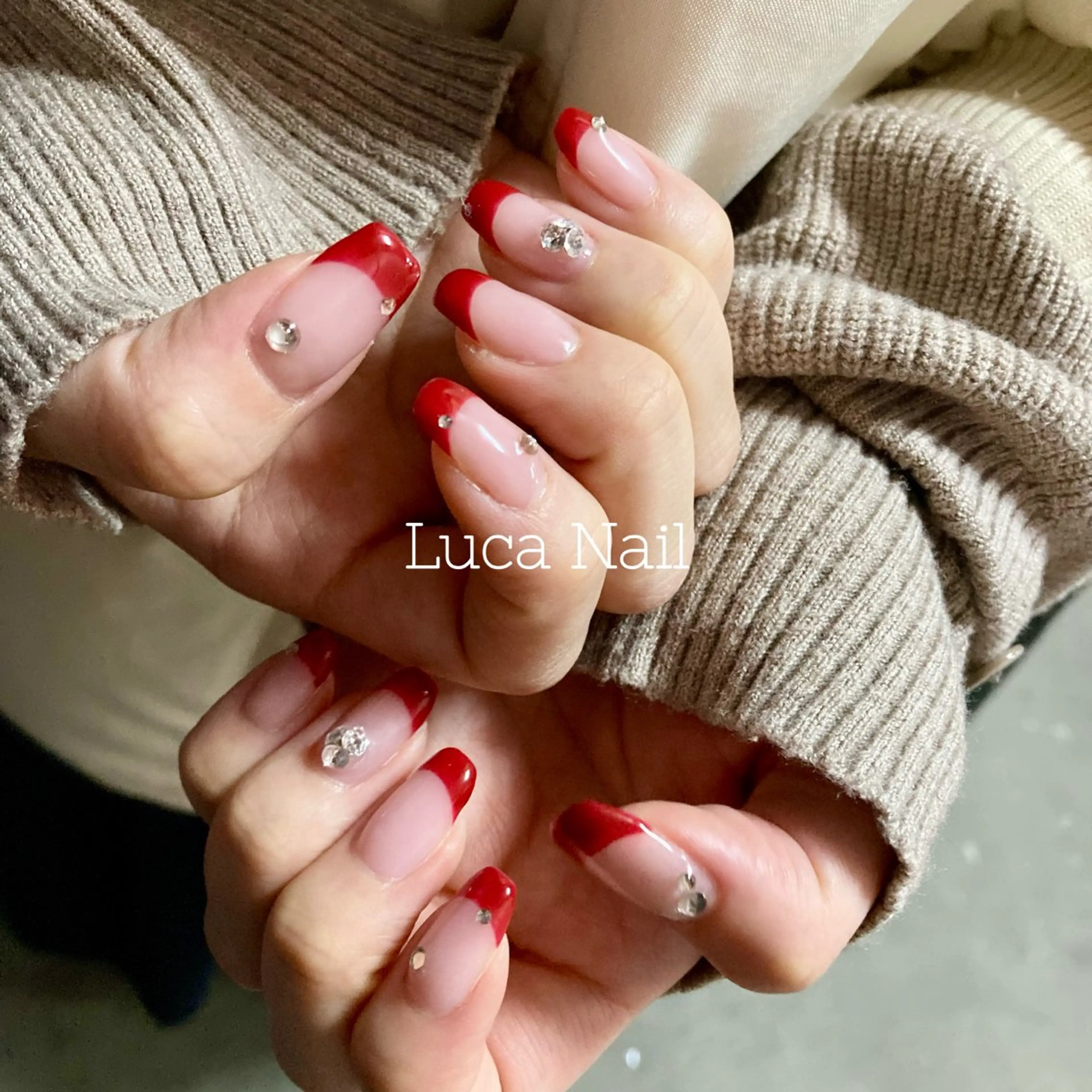 ネイル フレンチネイル ハンドネイル ハンドケア Luca  Nail所属・Luca Nail 🌼yu-kaのネイルデザイン