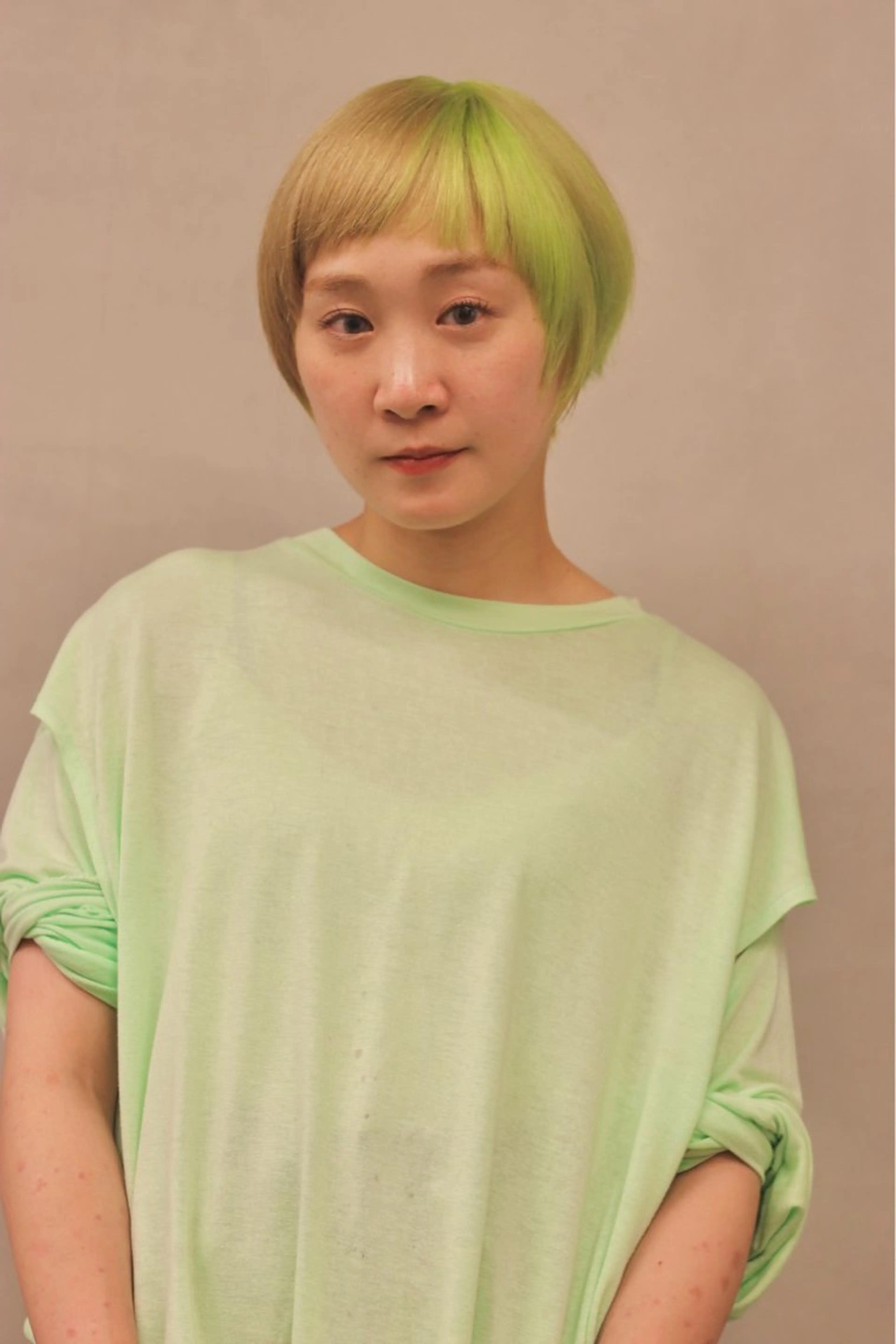 ショート カラー ベージュカラー Joh/メンズカット /レイヤー/ブリーチのヘアスタイル