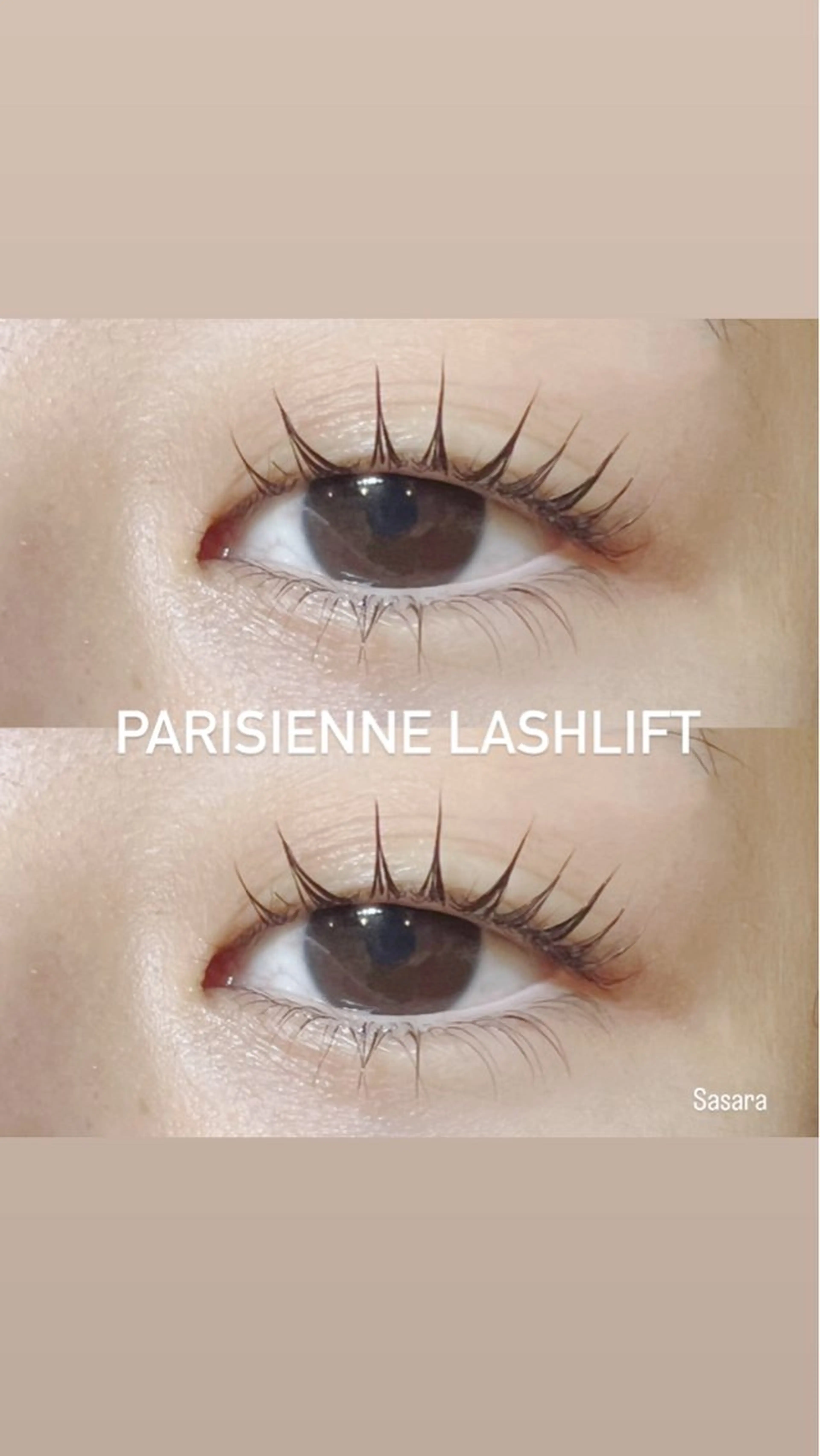 マツエク・マツパ パリジェンヌラッシュリフト 一重×まつ毛パーマ マツパ 🍒束間まつ毛ෆ sasara🍒のマツエク・マツパデザイン