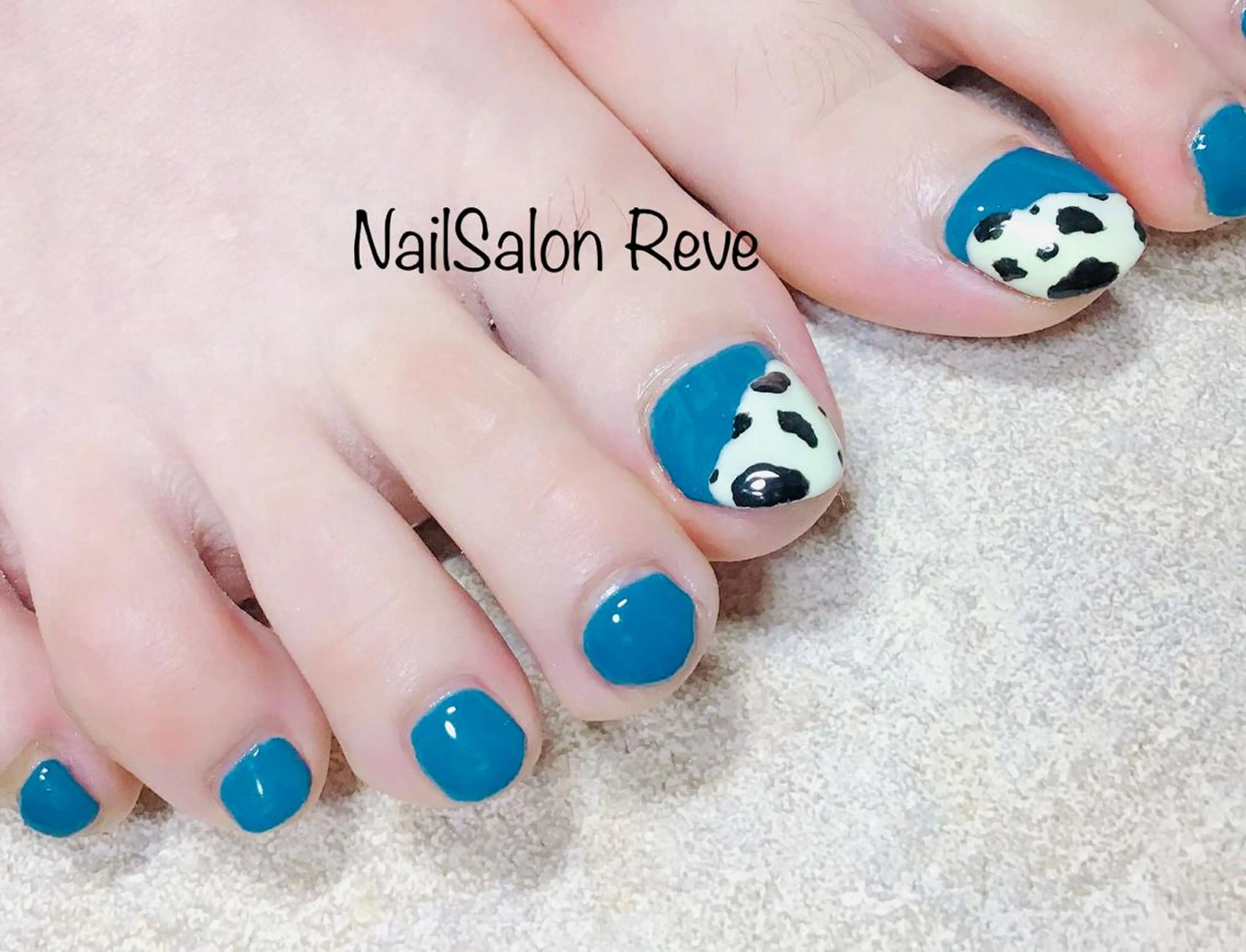 ネイル アートネイル フットネイル 春ネイル フットネイル NailSalon   Reve（ネイルサロン レーヴ）所属・NailSalon Reveのネイルデザイン