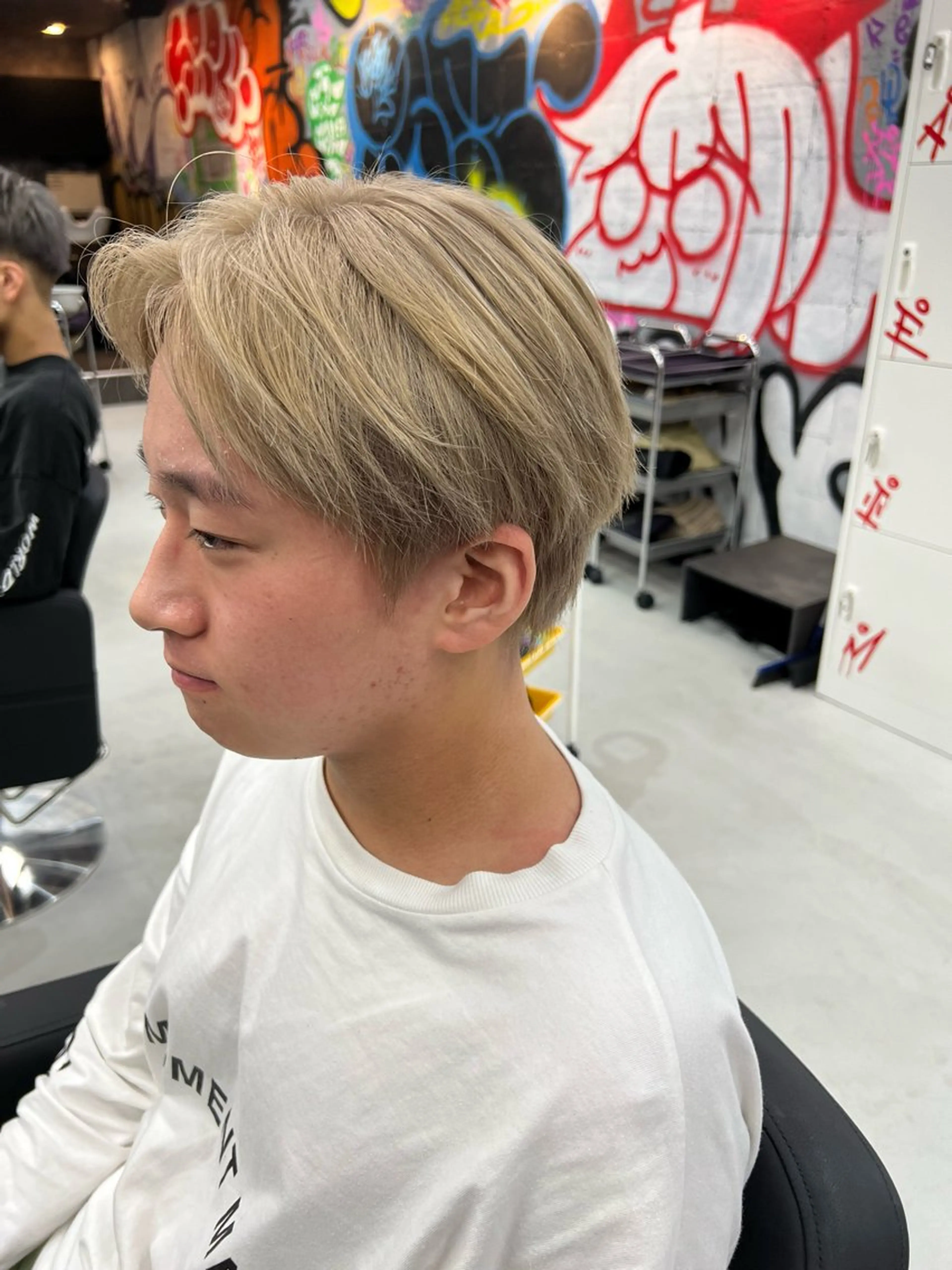 メンズカット　透明感抜群カラーの写真