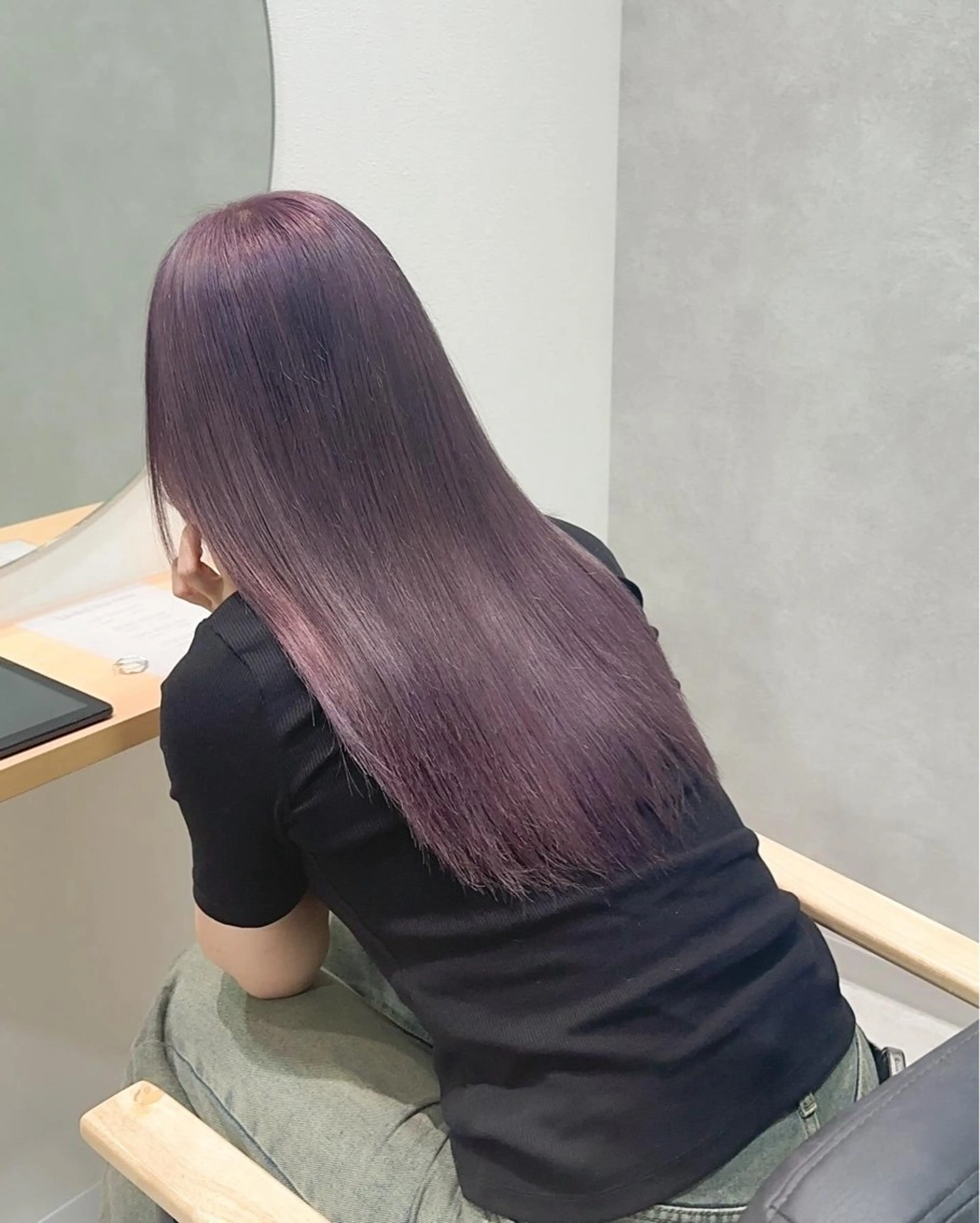 ロング カラー 植田 颯真のヘアスタイル