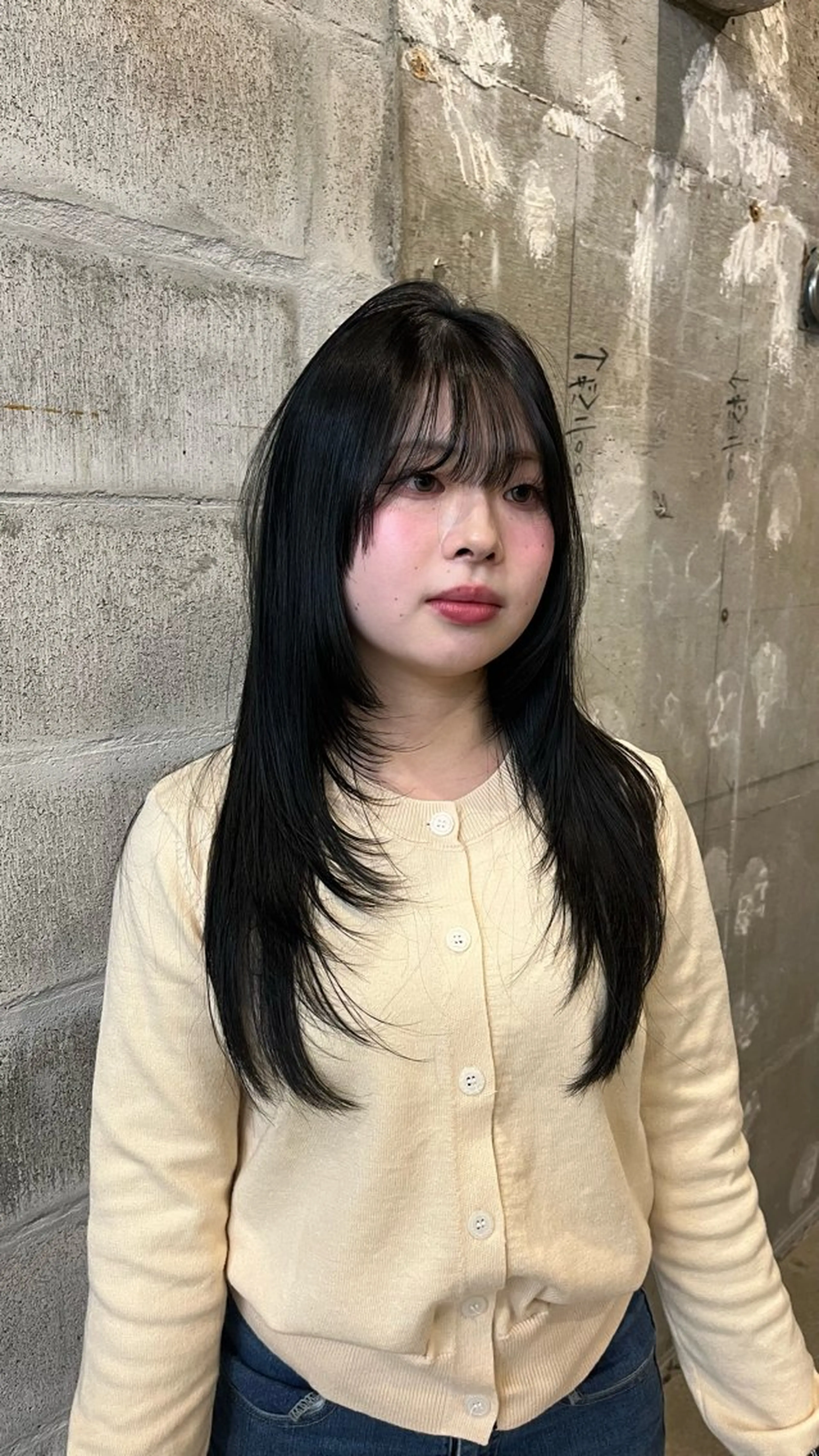 ロング カット ヘアカラー riko／ SYS by fitのヘアスタイル