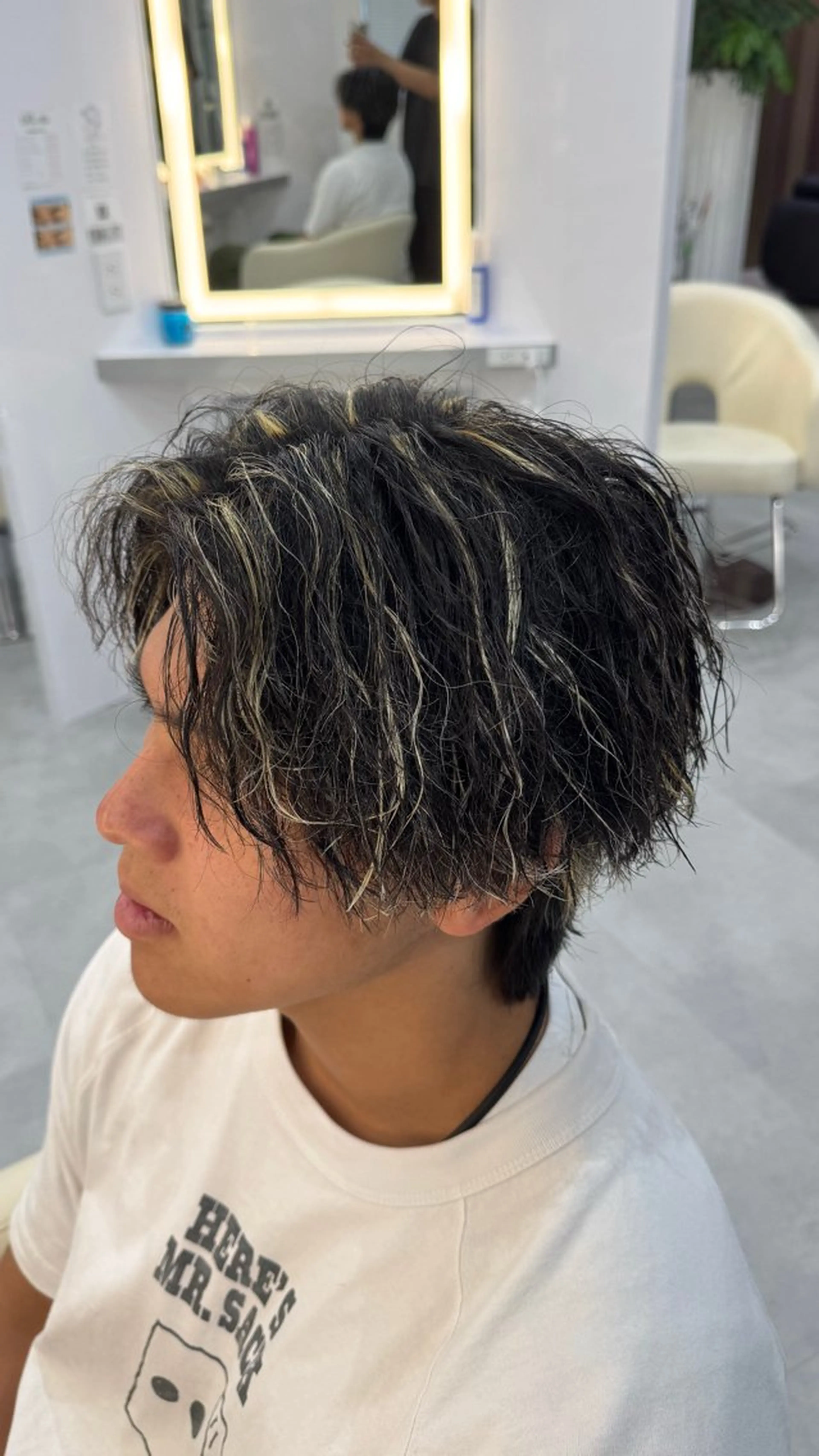 カラー メンズ カット ヘアカラー 山下 光太郎のヘアスタイル