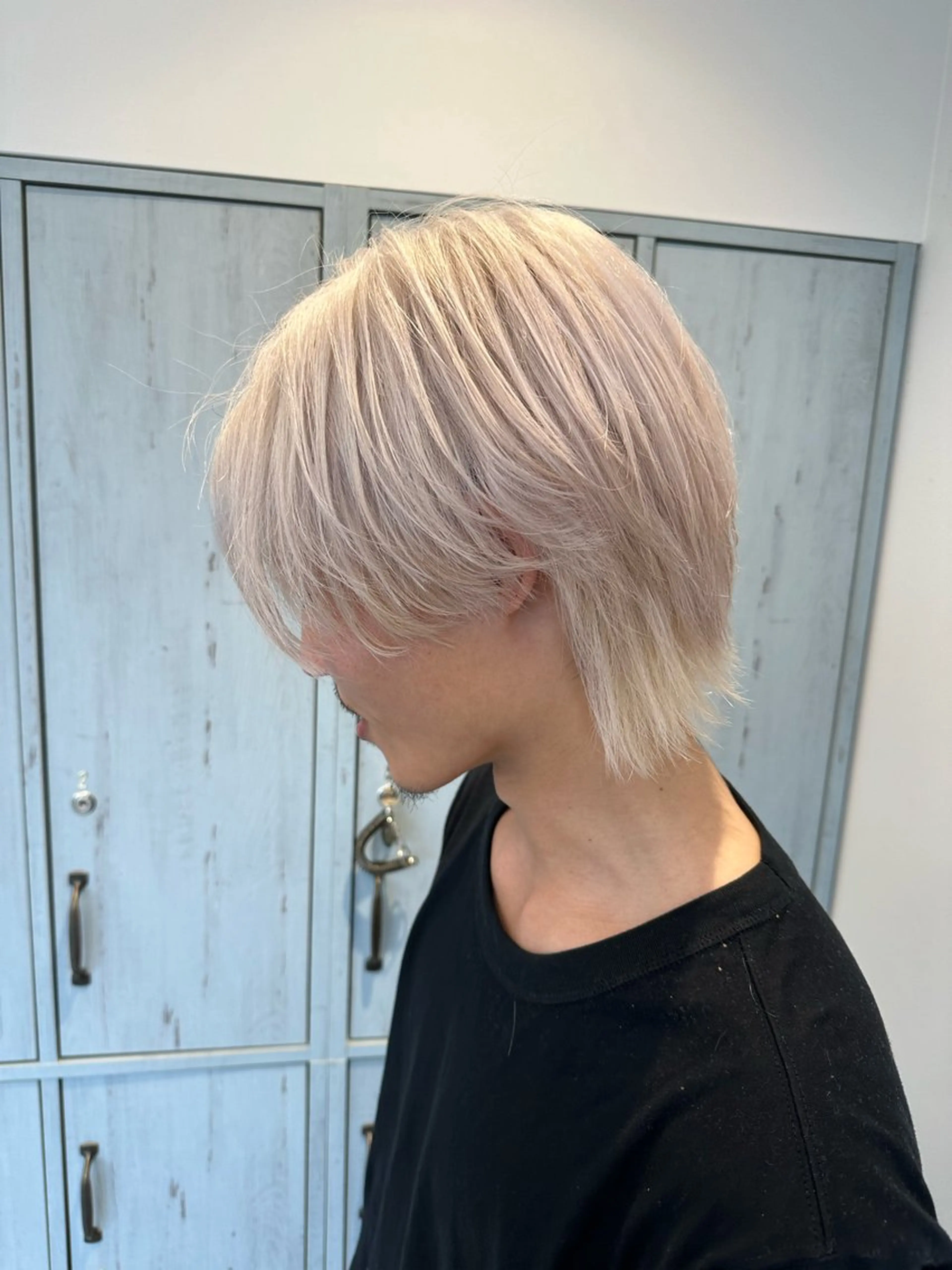 カラー バレイヤージュ ベージュカラー ブリーチ ブロンド ケアブリーチ ゆめ/ カラーモデル募集中のヘアスタイル