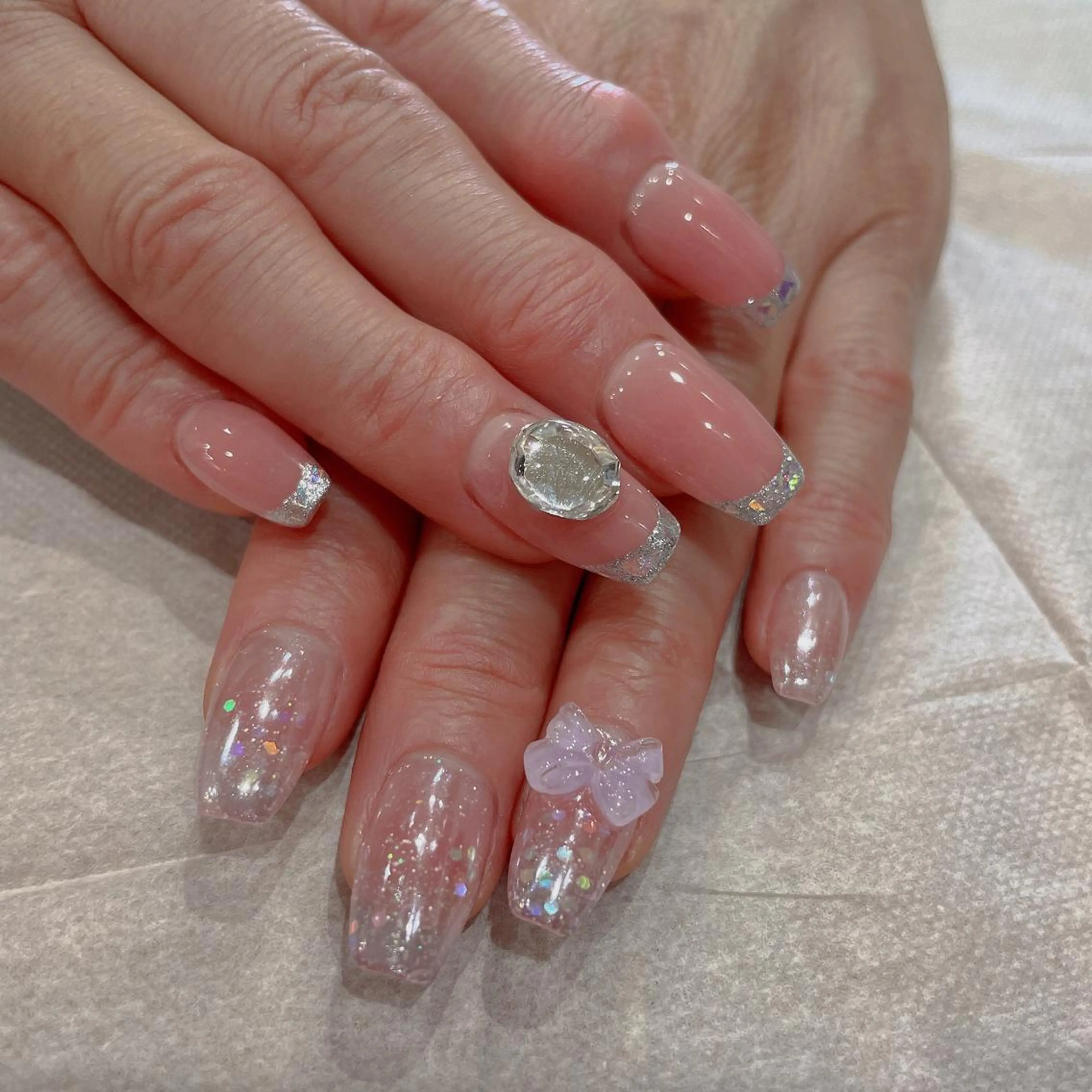 ネイル ✨Serenity ワンホンネイルのネイルデザイン
