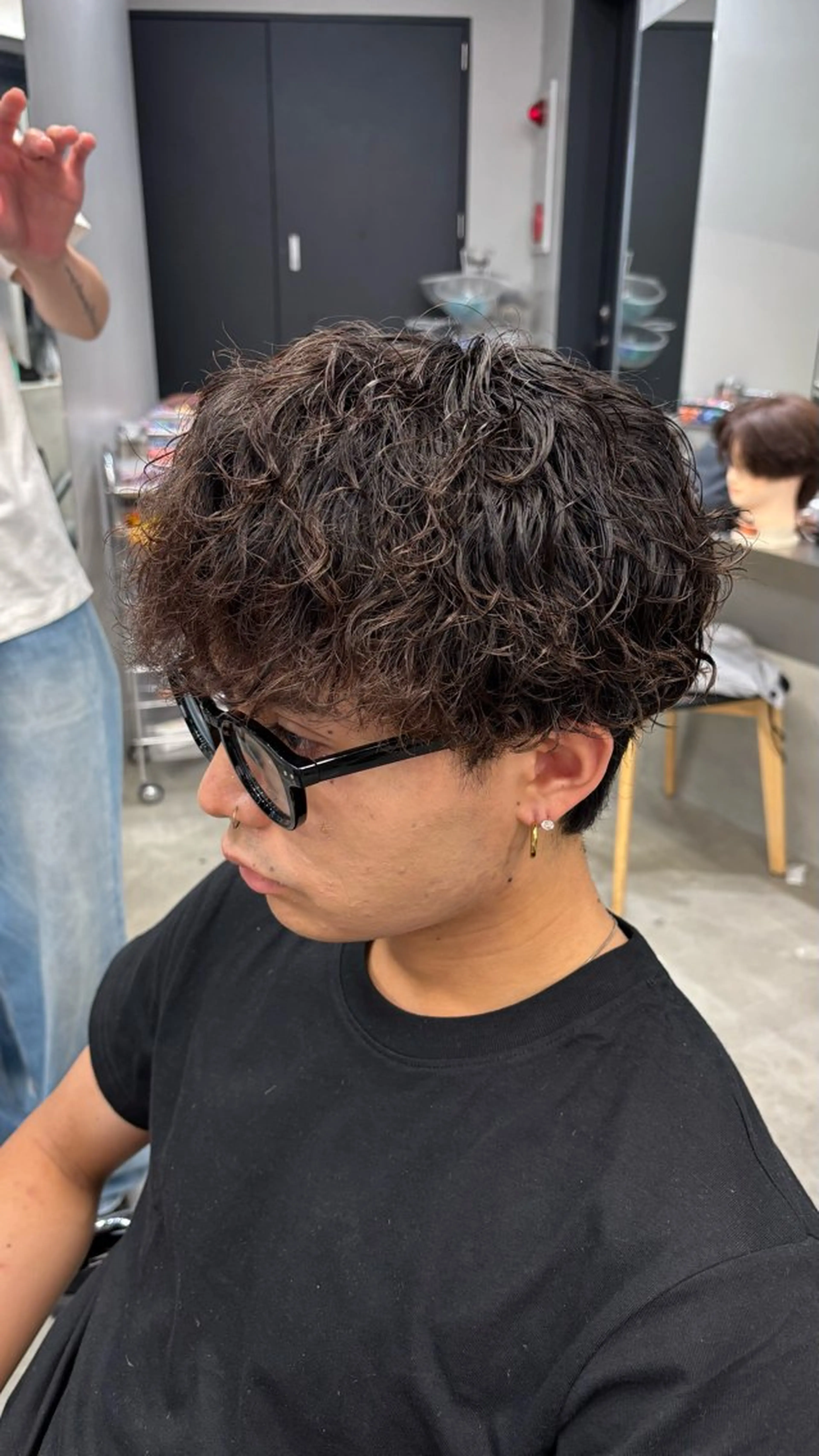 パーマ メンズ メンズパーマ カット パーマ トリートメント 高橋 晴のヘアスタイル