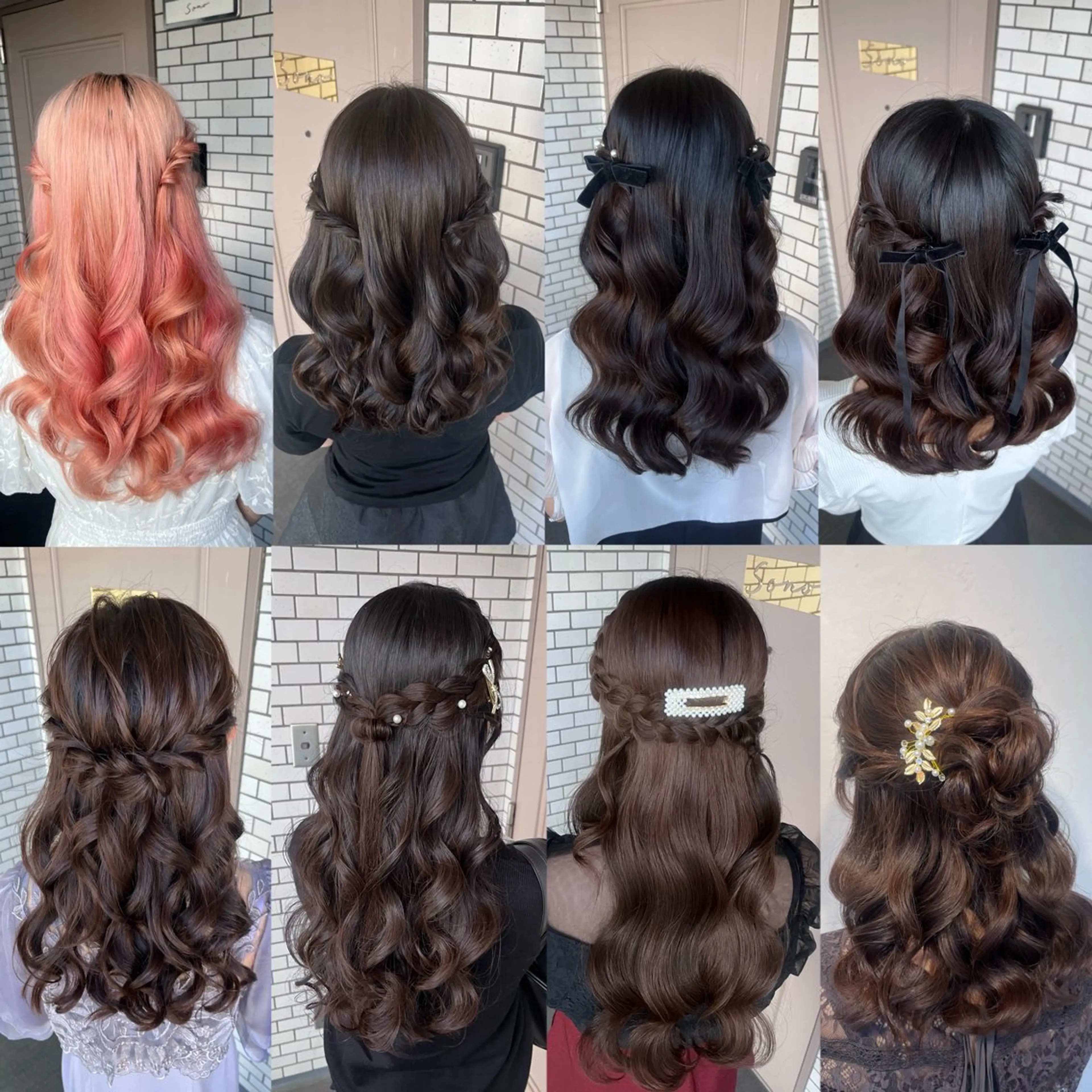 ヘアアレンジ ハーフアップ ヘアセット 参列 ✽ 推し活ヘア 💕ゆり🐈🐾のヘアスタイル