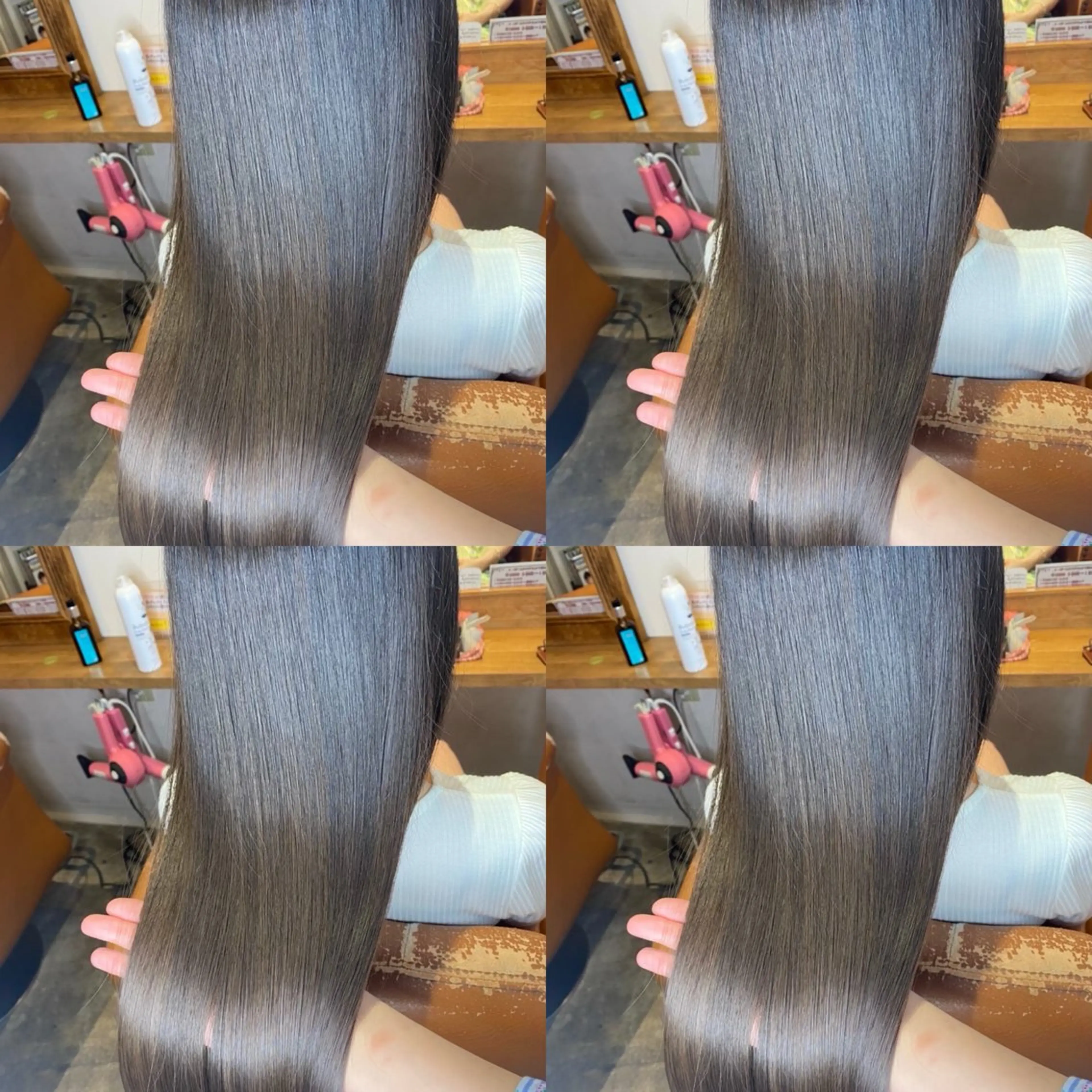 ロング カラー ブラウンカラー オリーブブラウン 髪質改善 カット ヘアカラー トリートメント 韓国レイヤー ×髪質改善✨純大のヘアスタイル