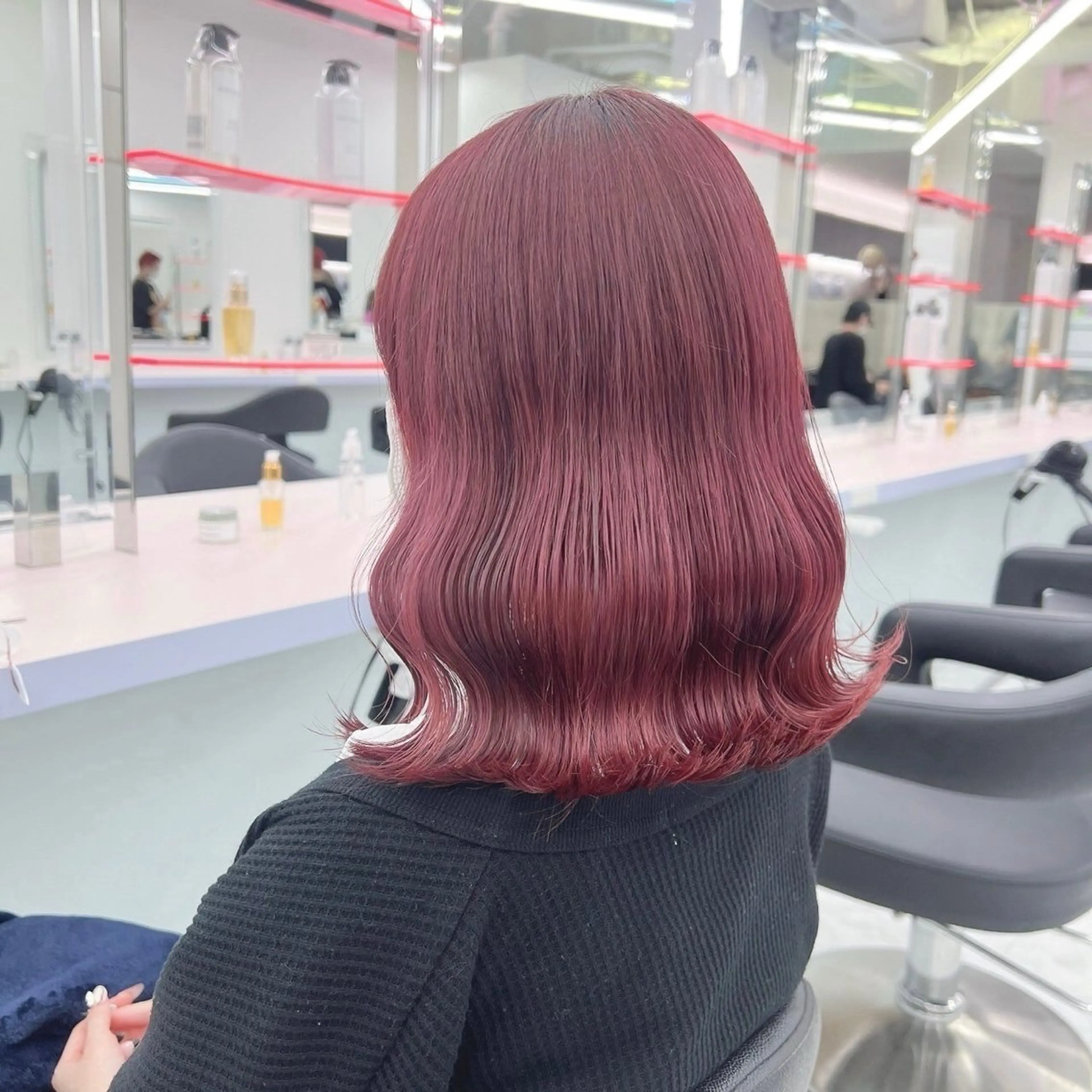 ミディアム 🎀ハイトーン✖︎ 暖色🎀RYUKAのヘアスタイル