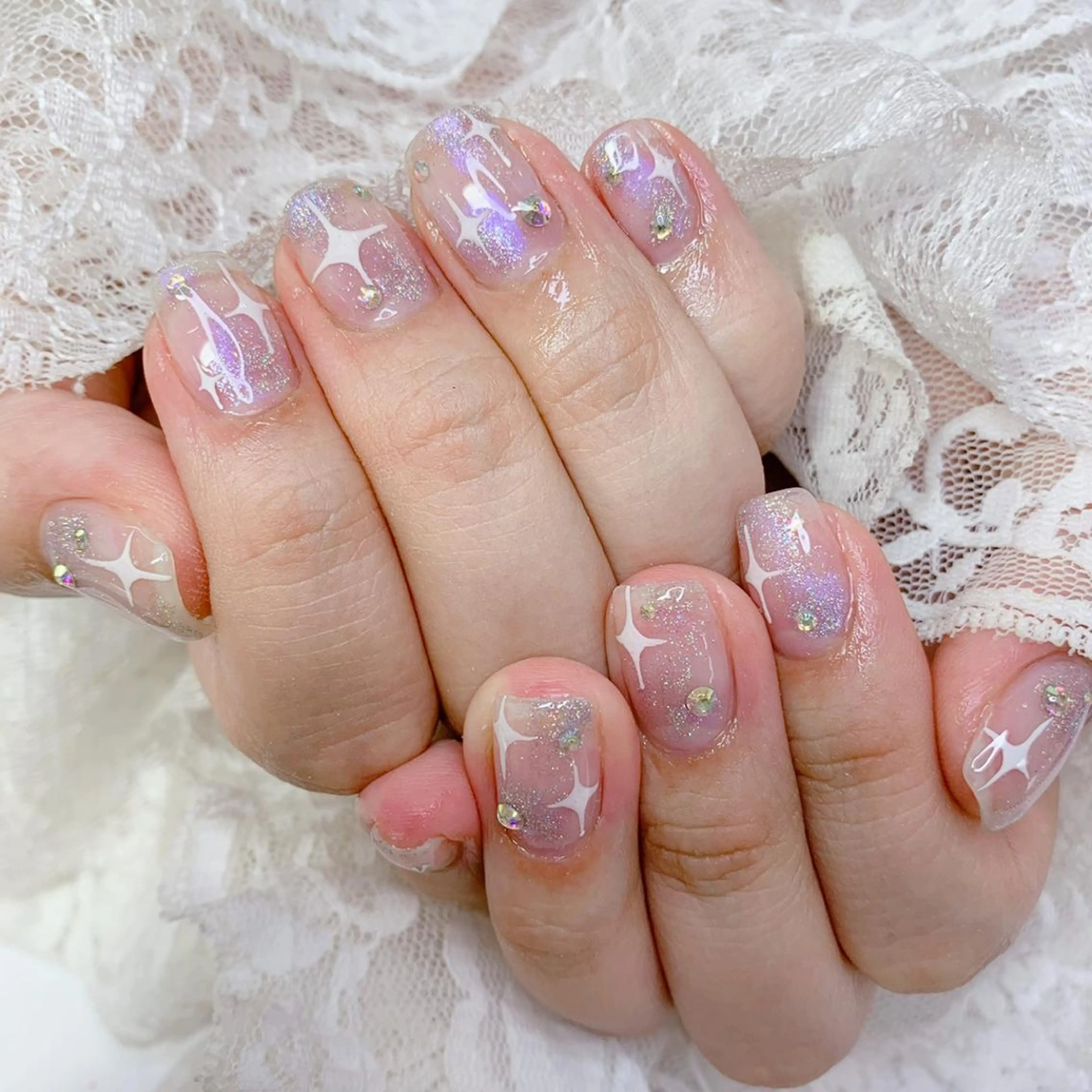 ネイル ハンドネイル La neige* yuki 🥯🍑のネイルデザイン