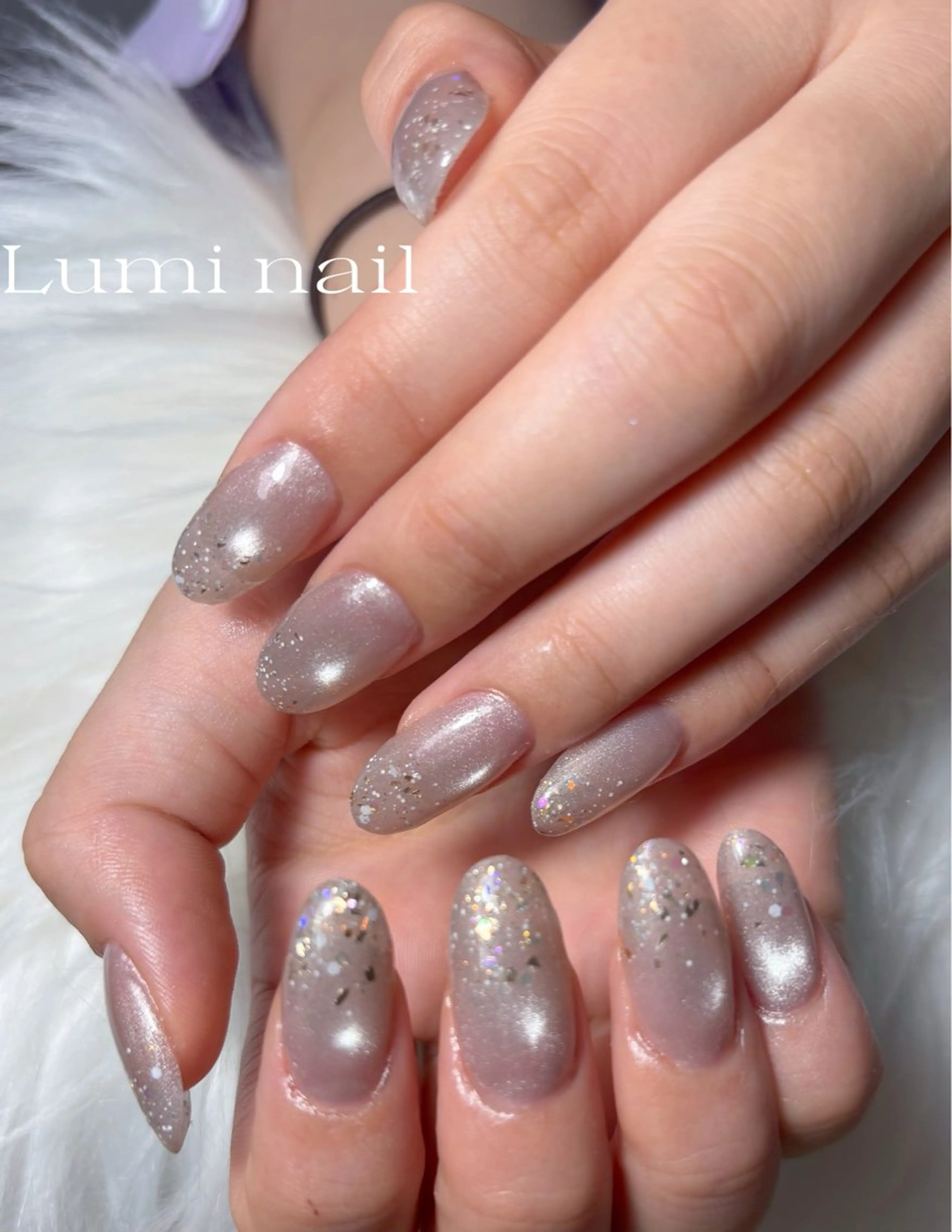ネイル グラデーション マグネットネイル ネイルチップ Luminail 新小岩のネイルデザイン