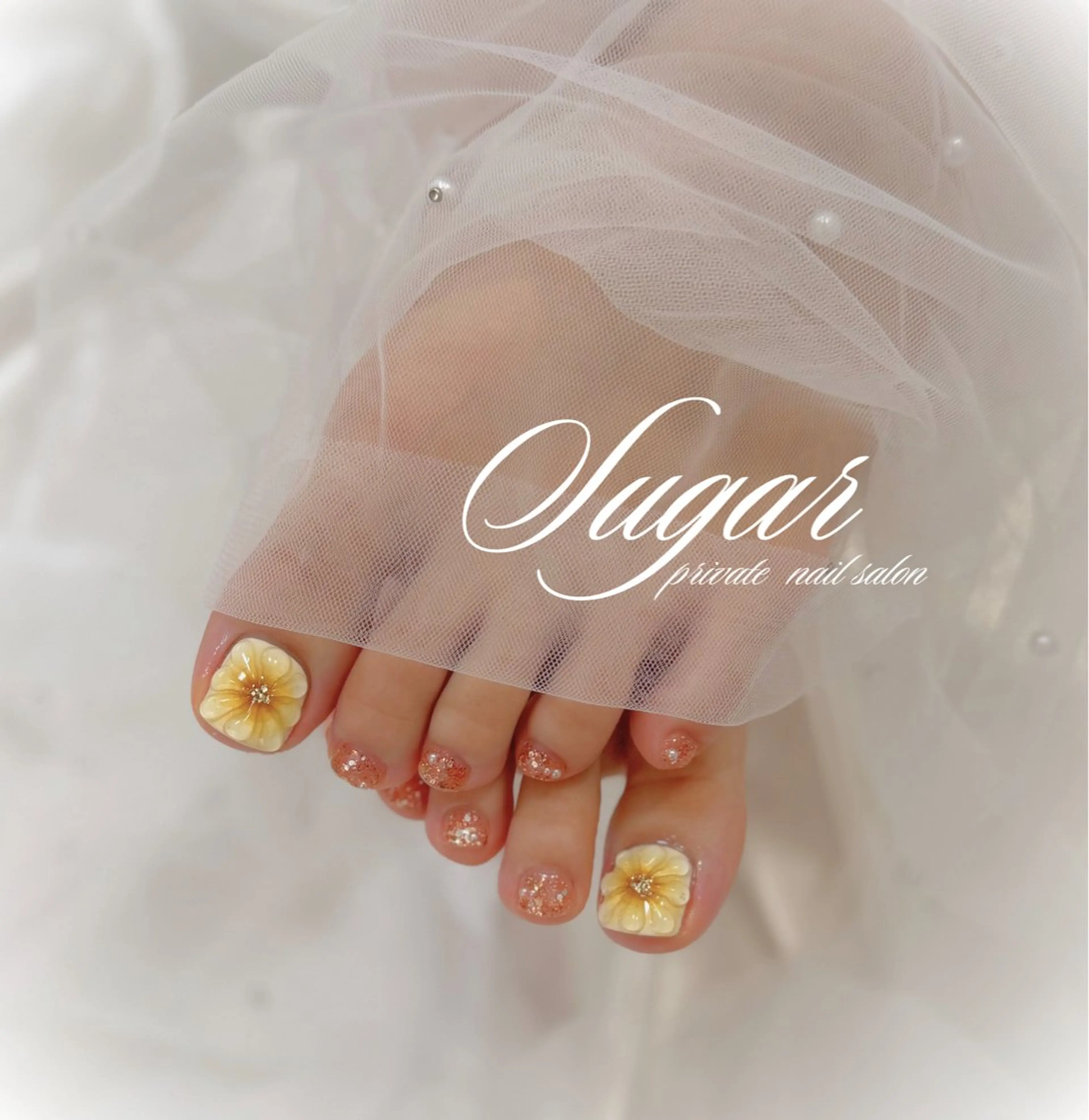 ネイル フットネイル Nail salon Sugarのネイルデザイン