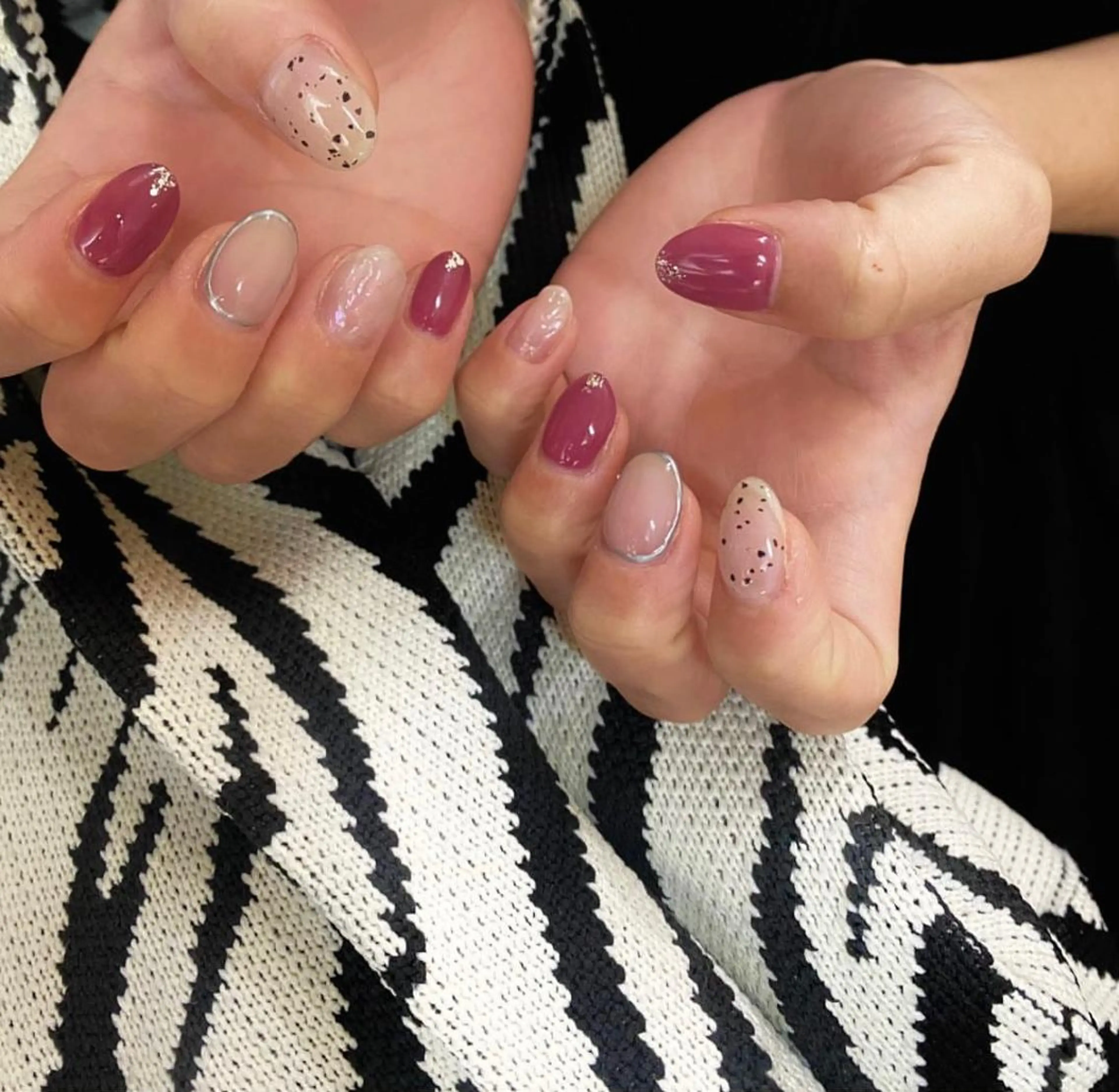 ミディアム cattleya nailのネイルデザイン