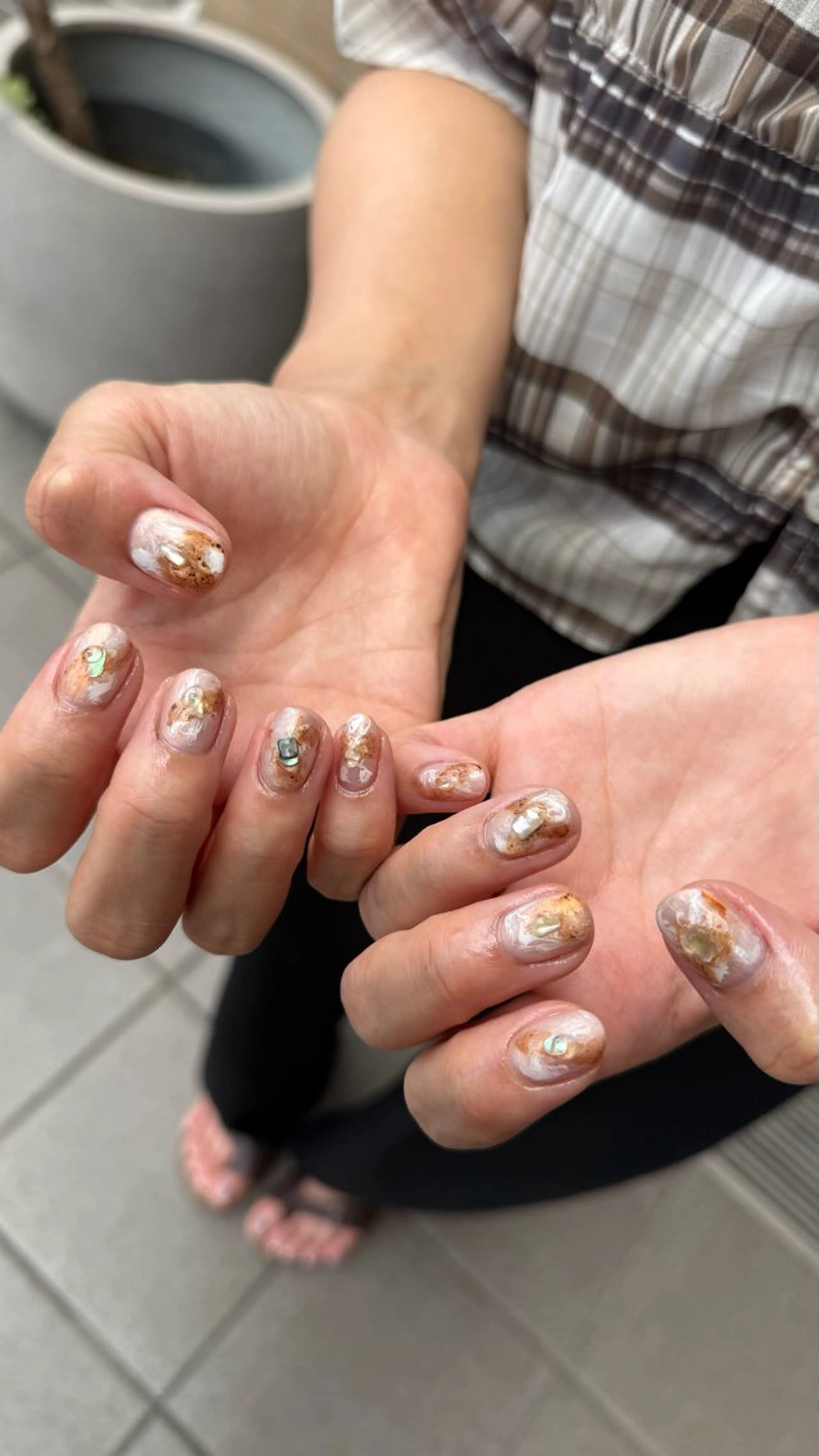 ネイル ハンドネイル nailscue hinonのネイルデザイン
