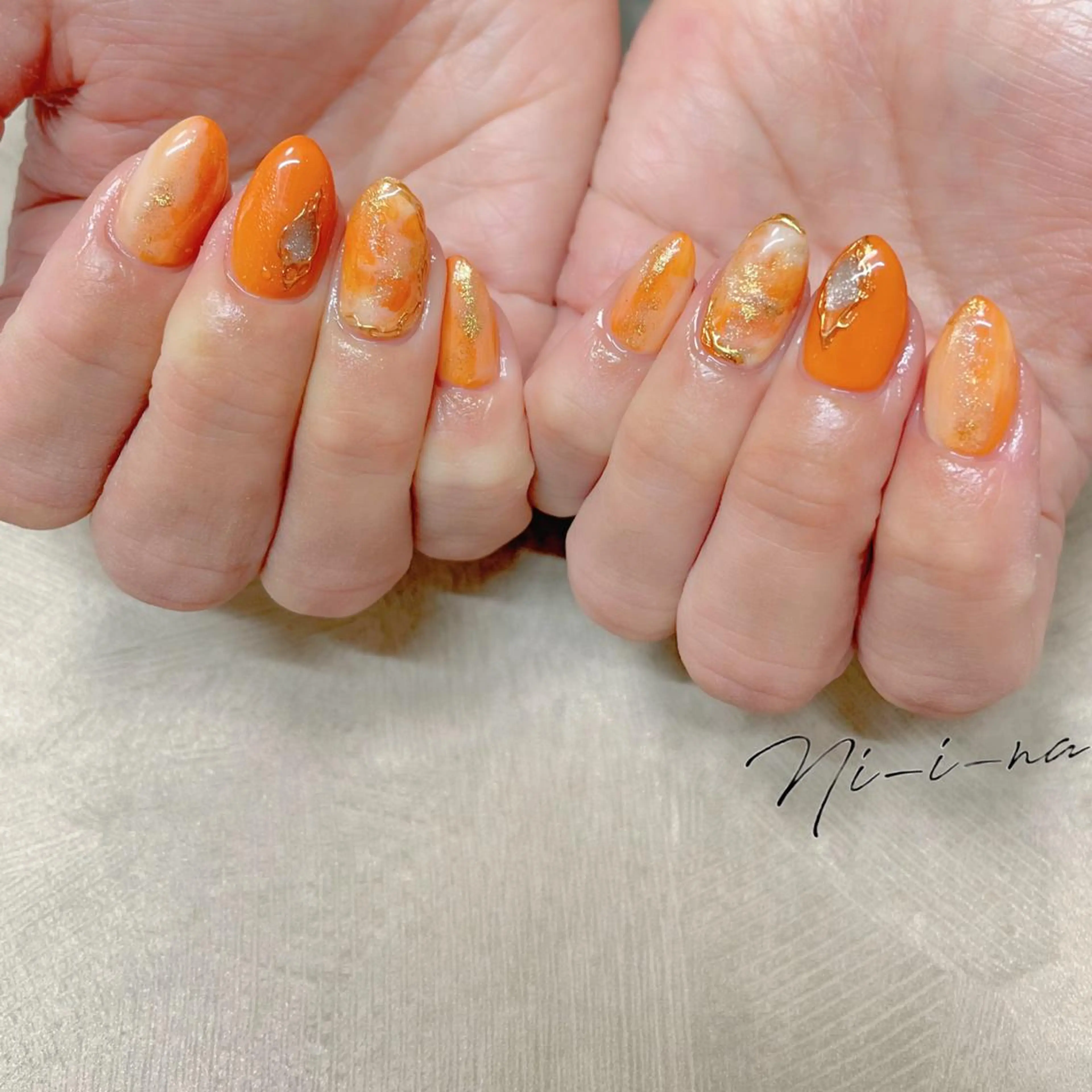 ネイル ハンドネイル nail salon Ni-i-naのネイルデザイン