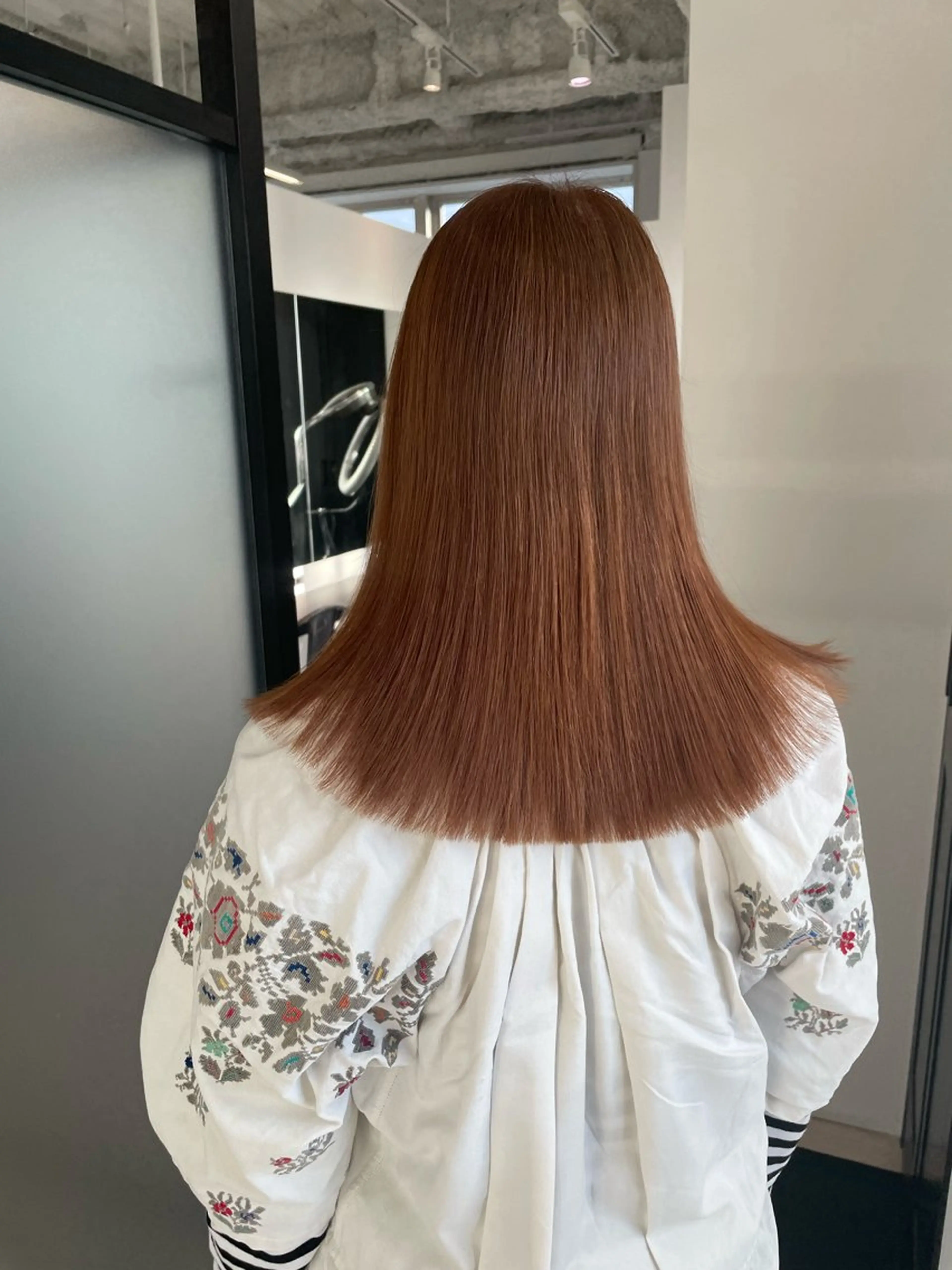 セミロング カラー ベージュカラー 韓国風ヘア SALOWIN浦和店所属・1日5名限定美容師 miwaのヘアスタイル