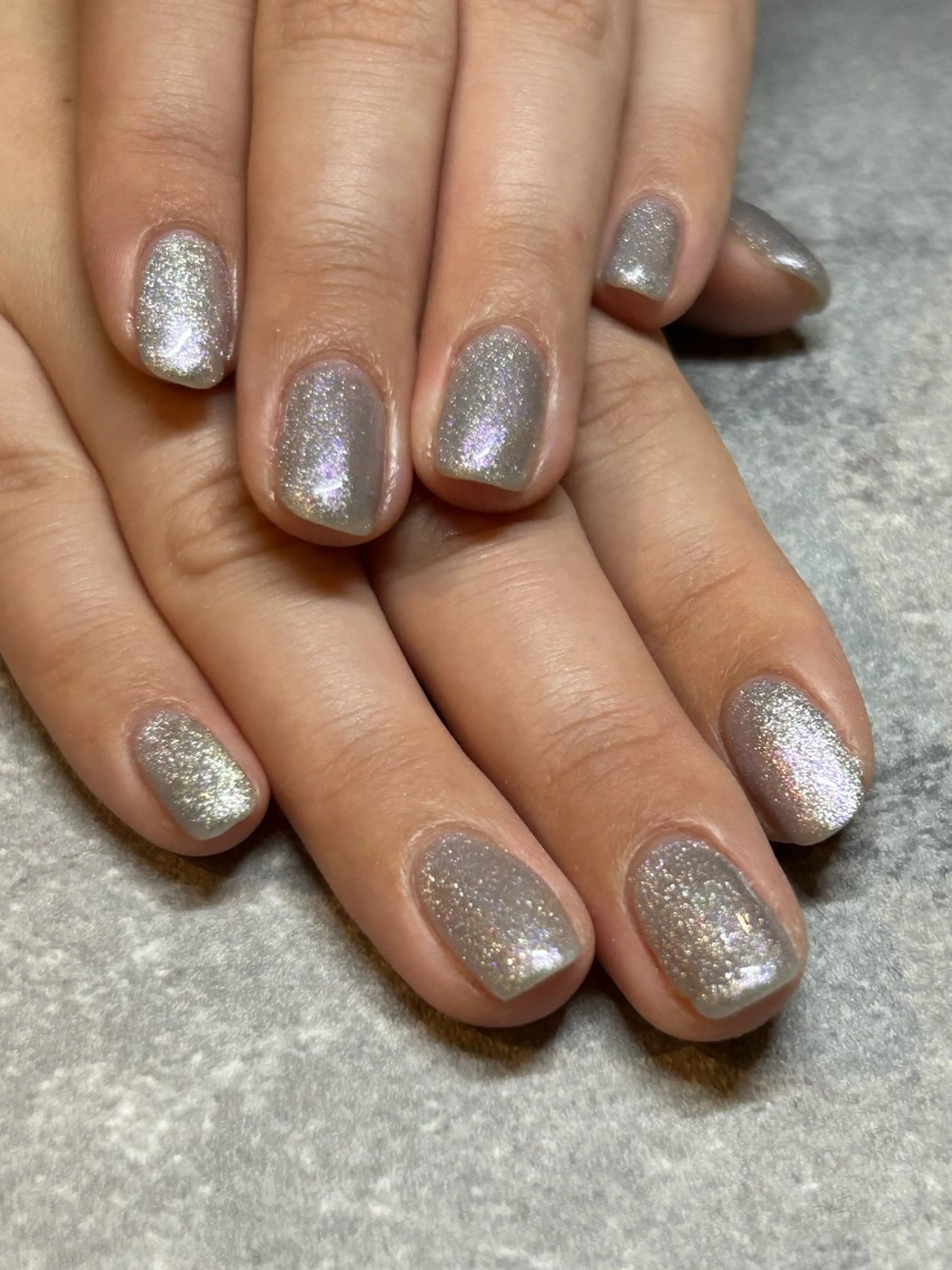 ネイル マグネットネイル マグネットワンカラー ワンカラーネイル 仲内 律子のネイルデザイン