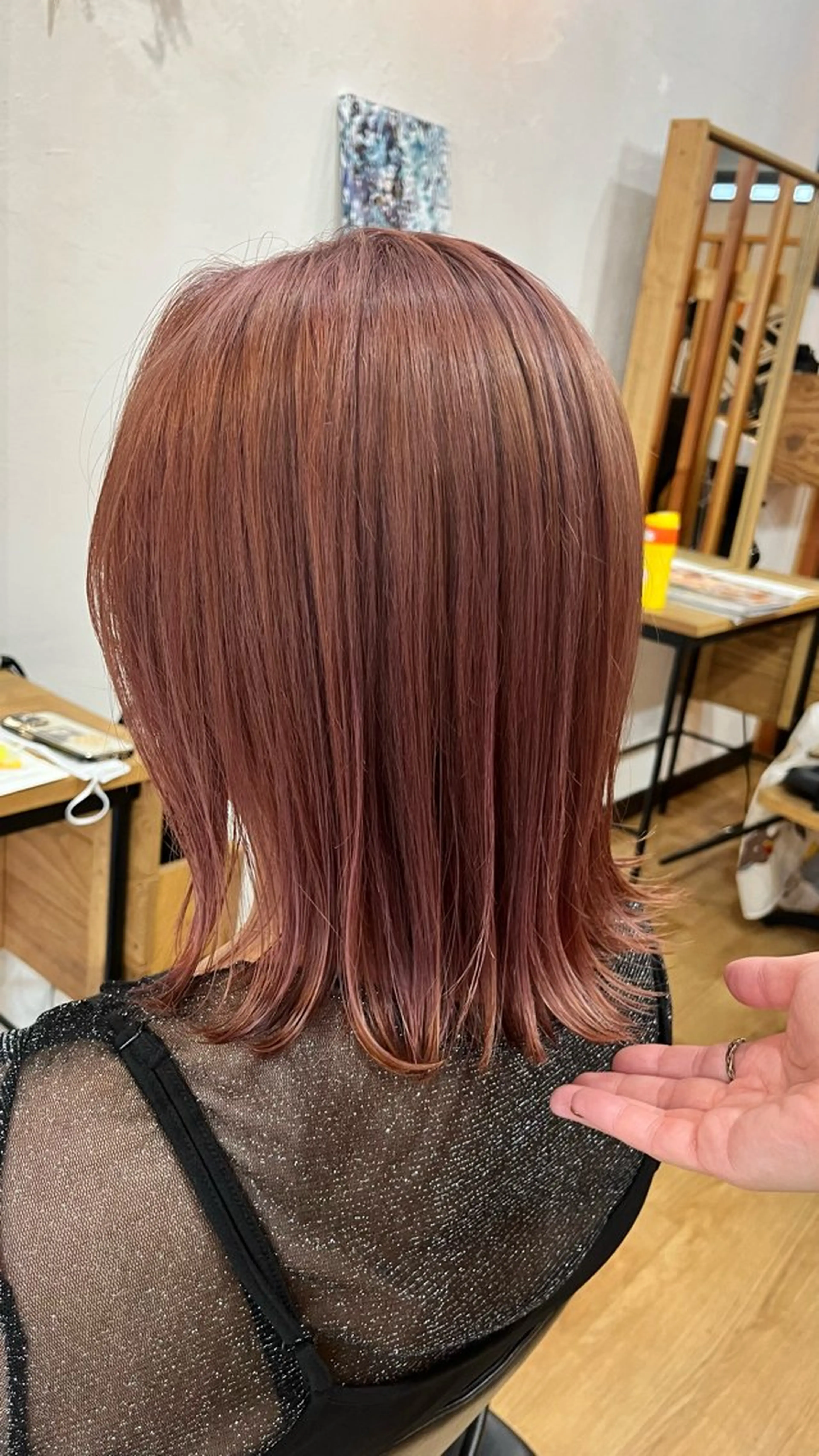 ミディアム カラー ヘアカラー トリートメント reika 🩰のヘアスタイル