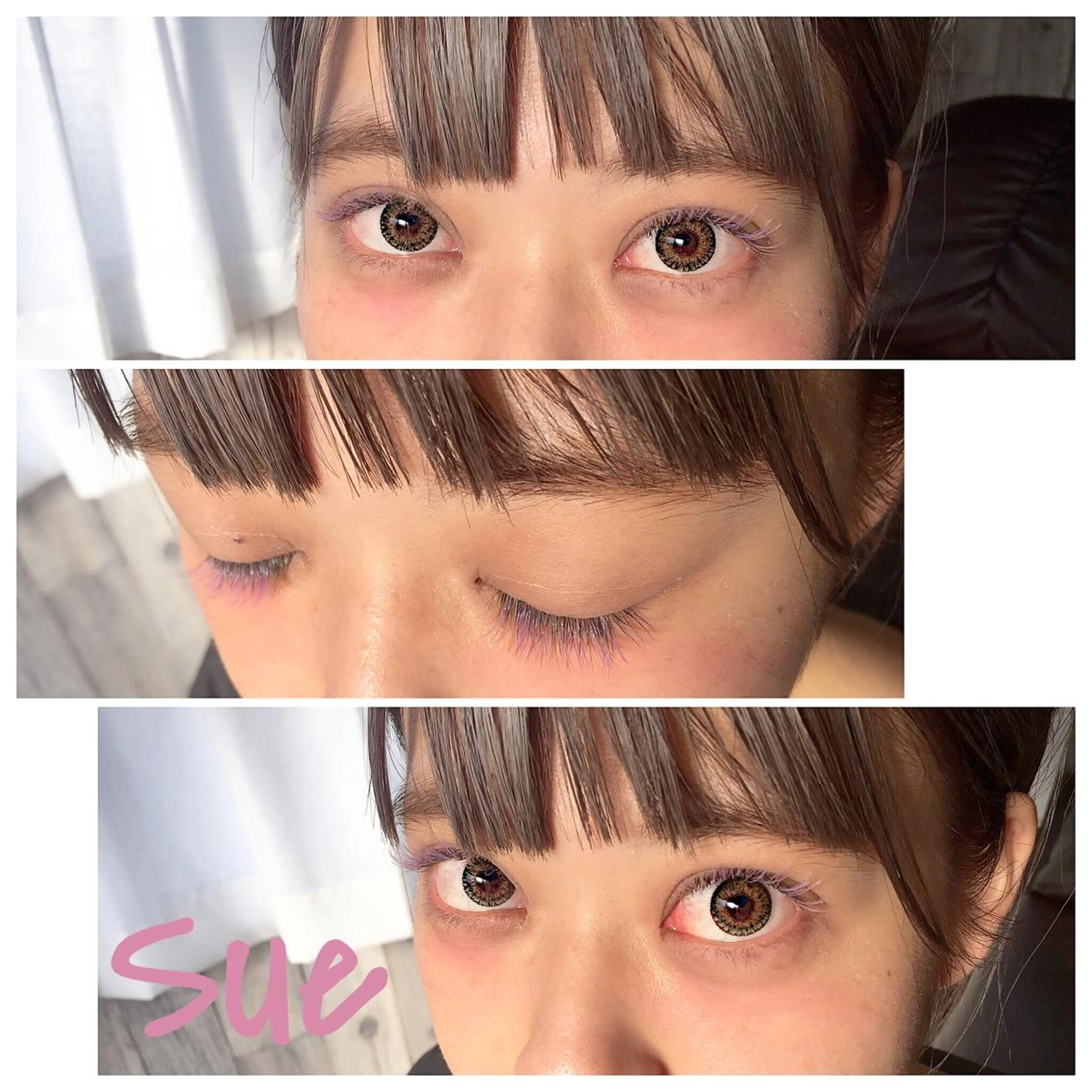 マツエク・マツパ カラーマツエク Sue eyelash&eyebrow所属・Shigeno Hikaruのマツエク・マツパデザイン