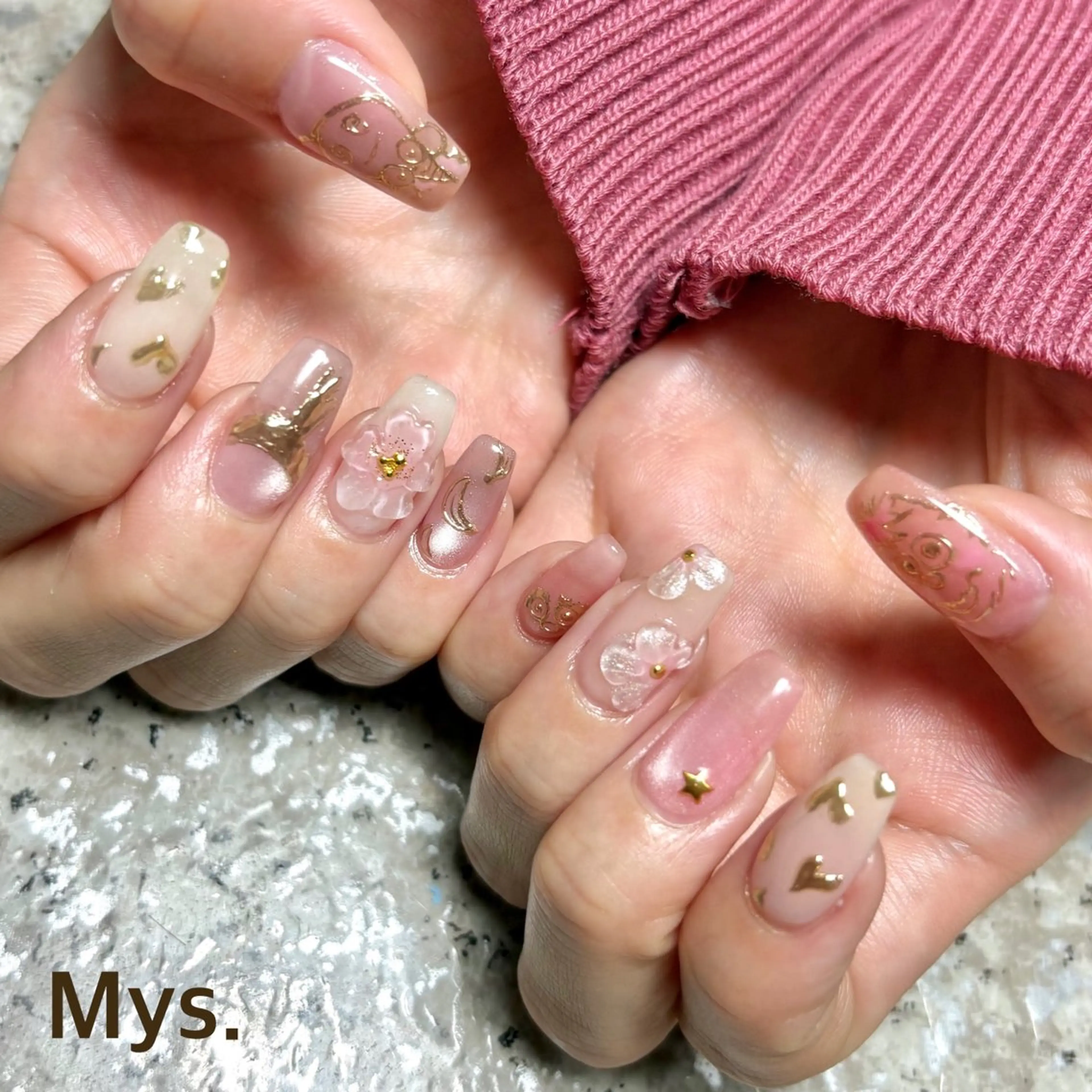 ネイル ハンドネイル Mys. 三上紗紀のネイルデザイン