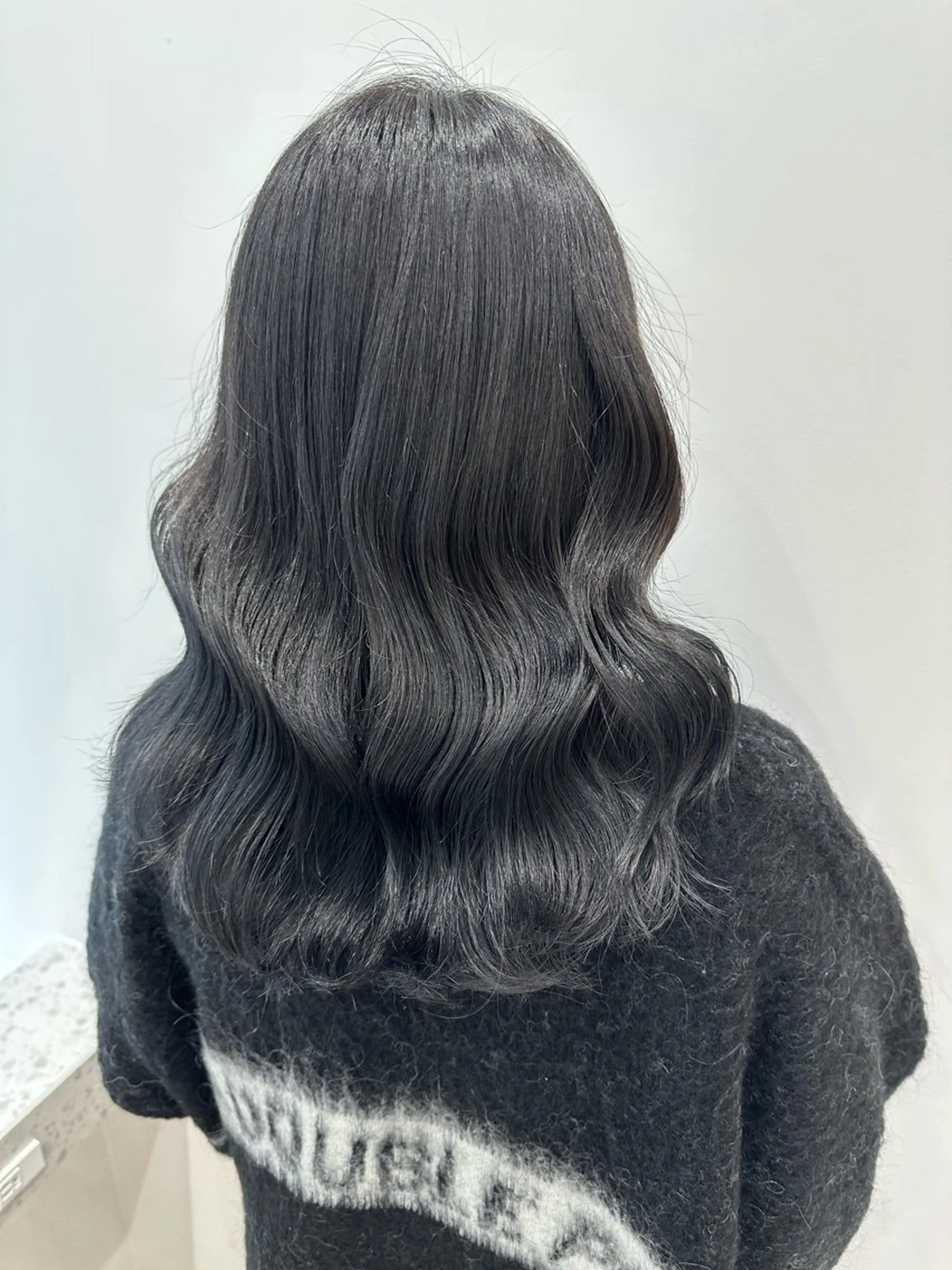 ミディアム カラー 🍓韓国ヘア レイヤ ーカット🍓笠原 葵のヘアスタイル