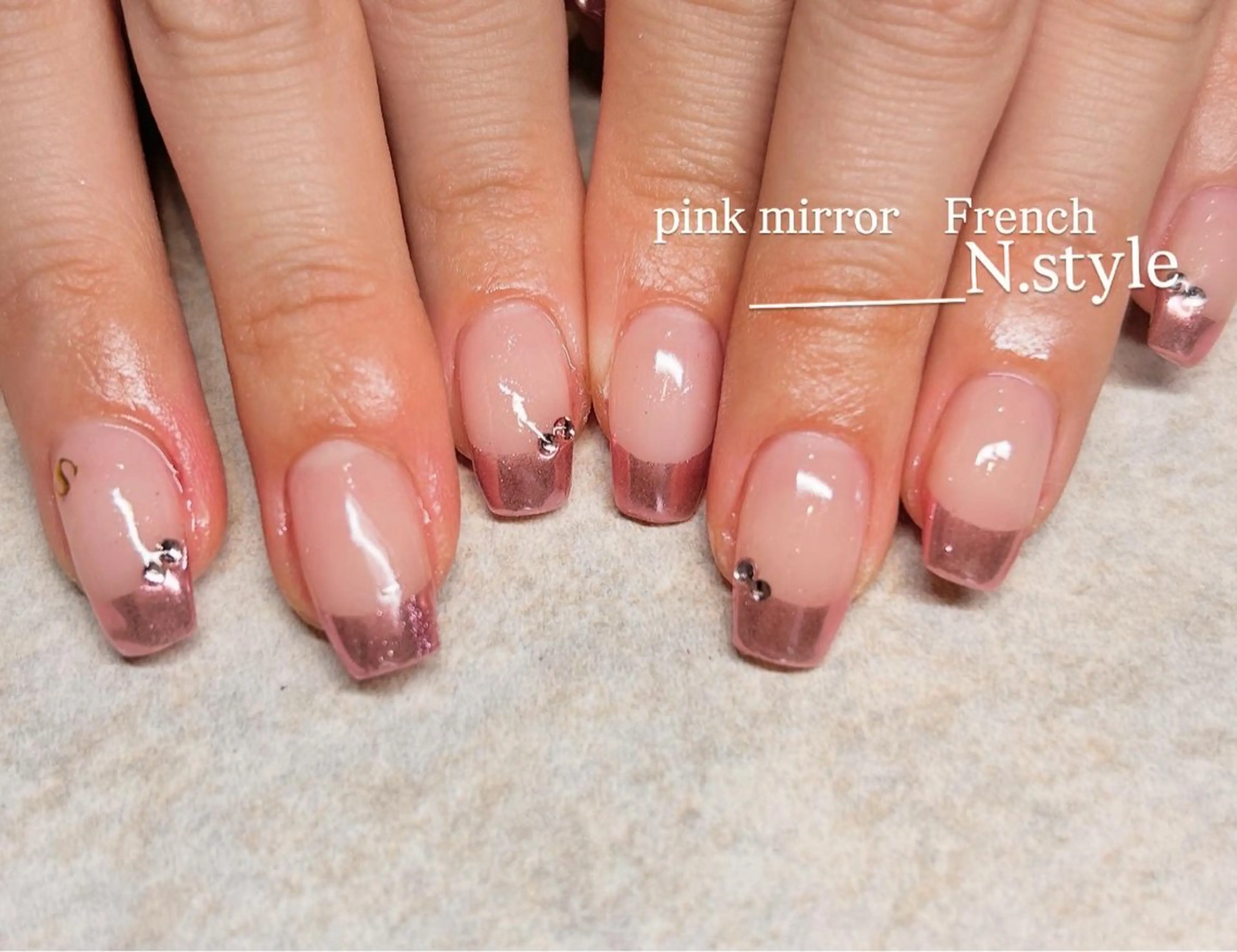 ネイル 長さ出し 持ち込み 春ネイル N.style所属・Ｎ. styleのネイルデザイン