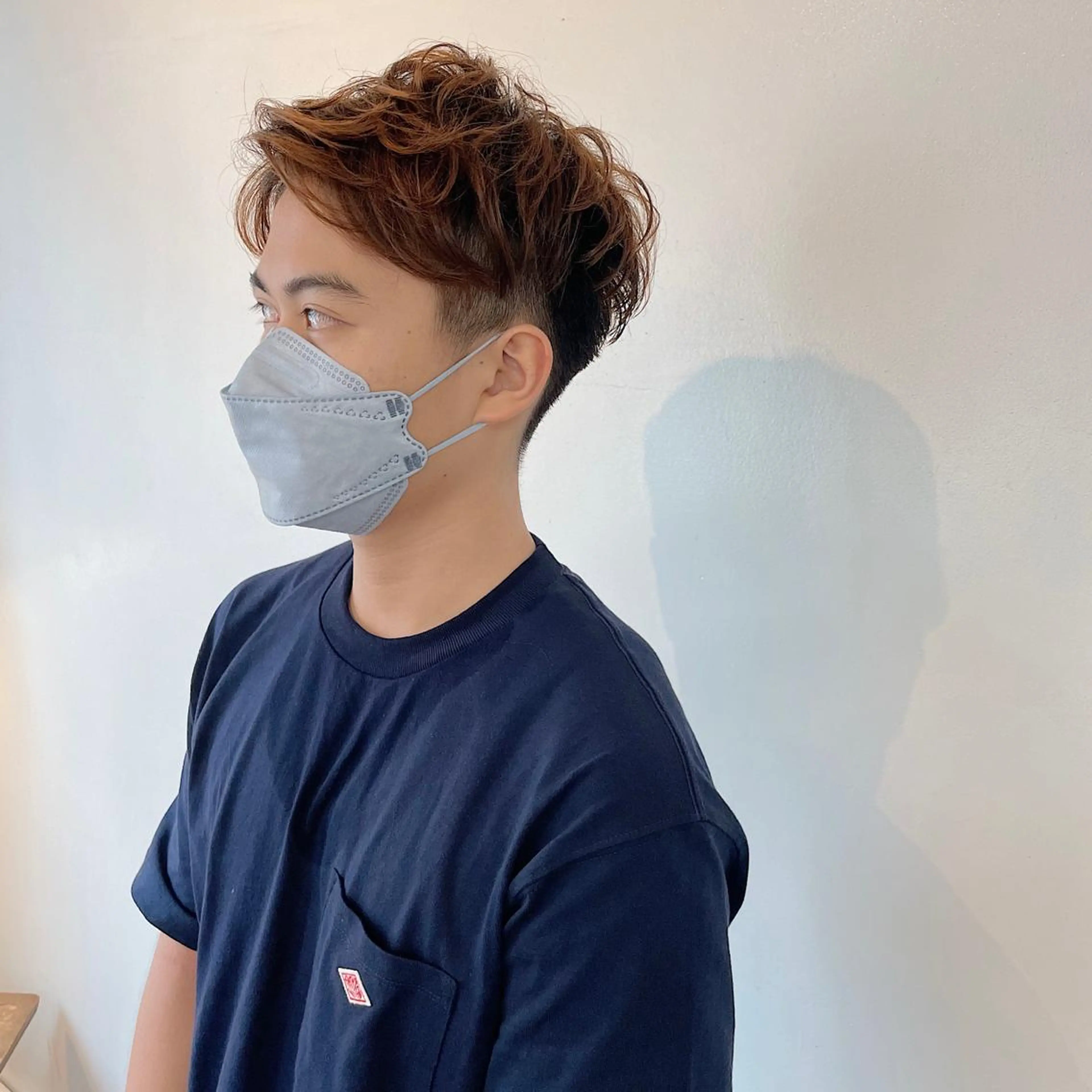 メンズ アップバング カット h a k u 大倉 卓人のヘアスタイル