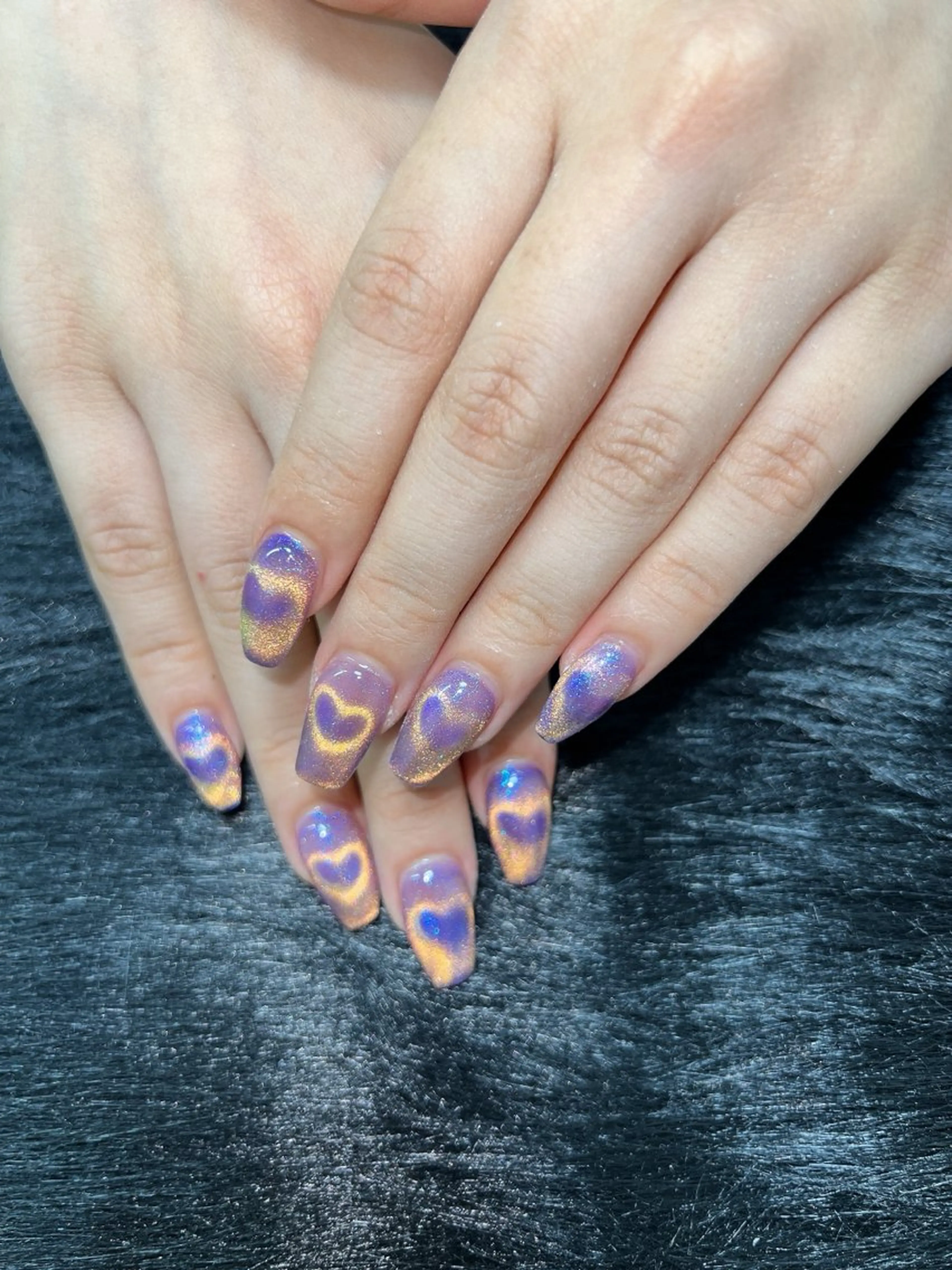 ネイル ハート ハンドネイル coco nailのネイルデザイン