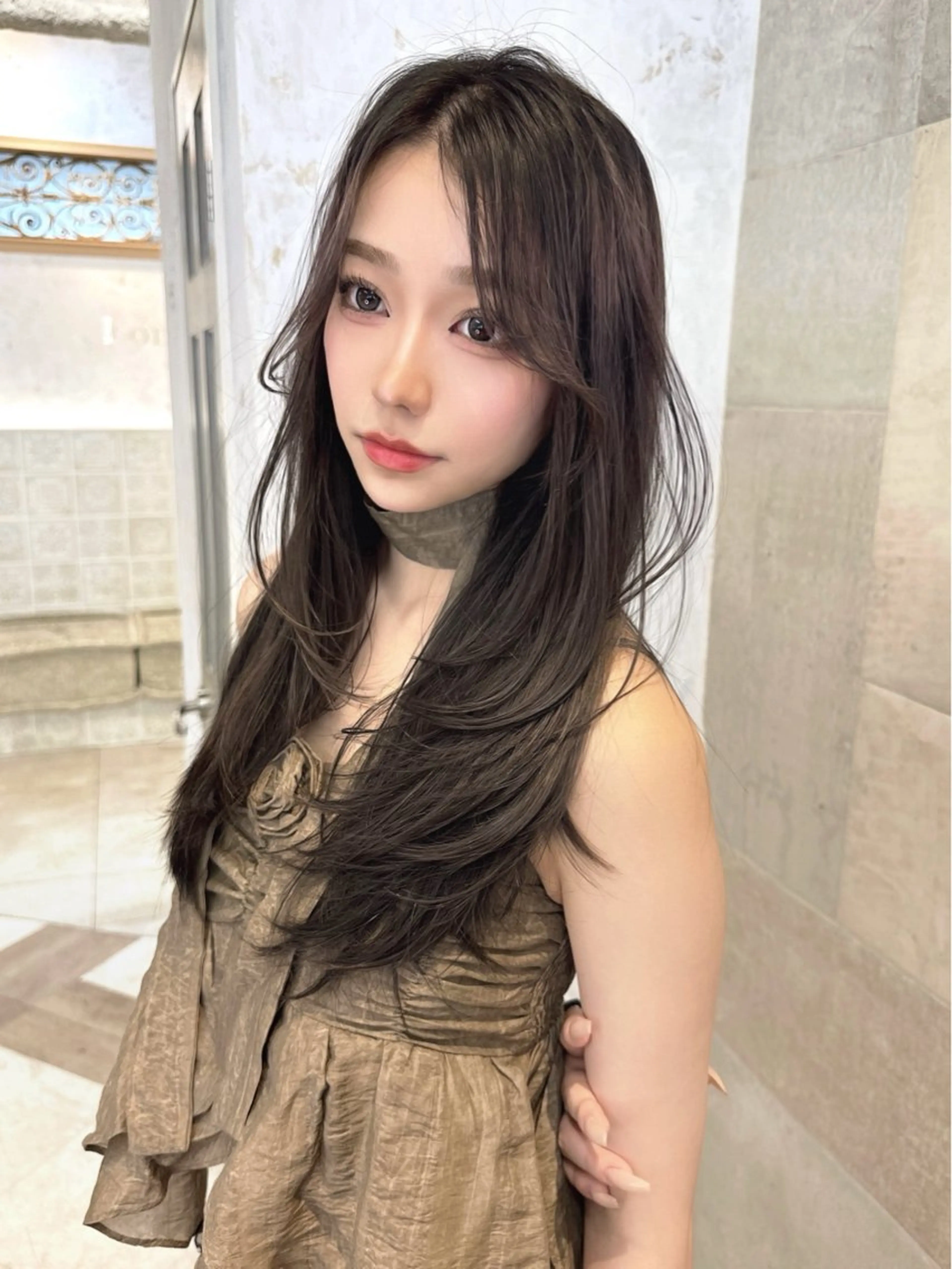 【大人気予約✨】似合わせカット＋艶カラー＋1stepトリートメント🌿‬⚠️補足説明をご覧下さい⚠️の写真