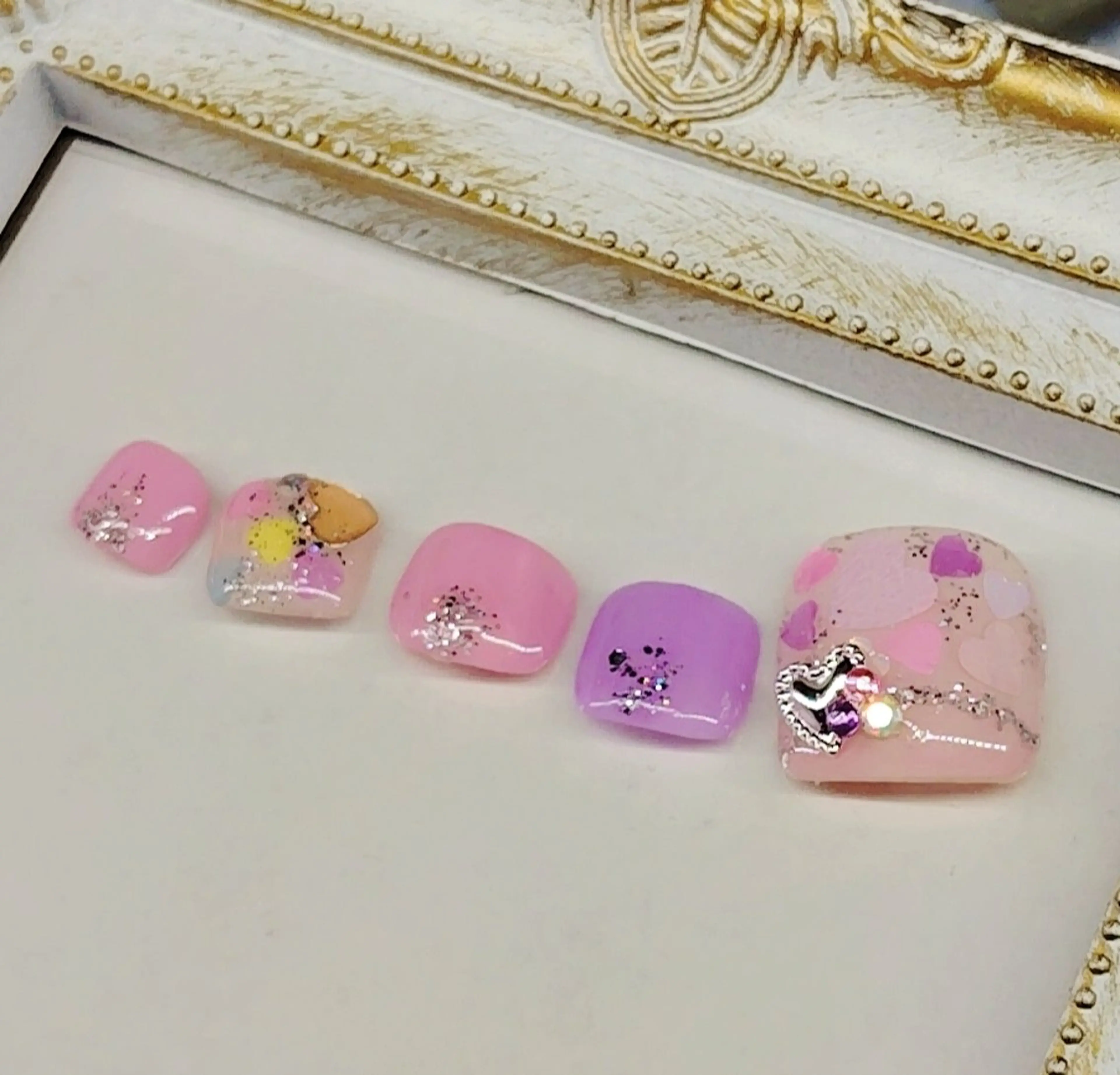 ネイル ハート Jewel SecretBaseのネイルデザイン