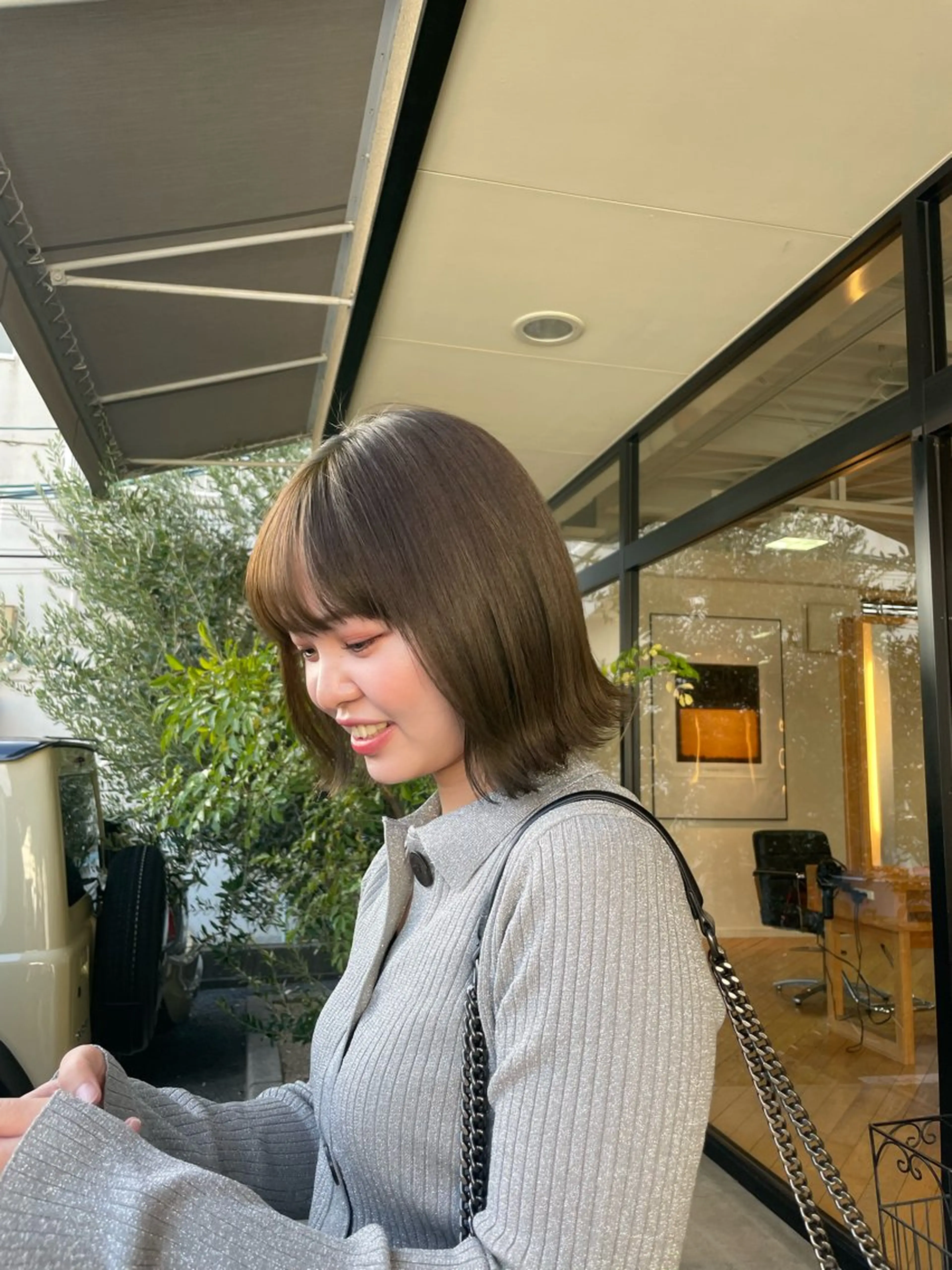 ミディアム カラー 透明感カラー ONZE所属・ONZE miyuのヘアスタイル