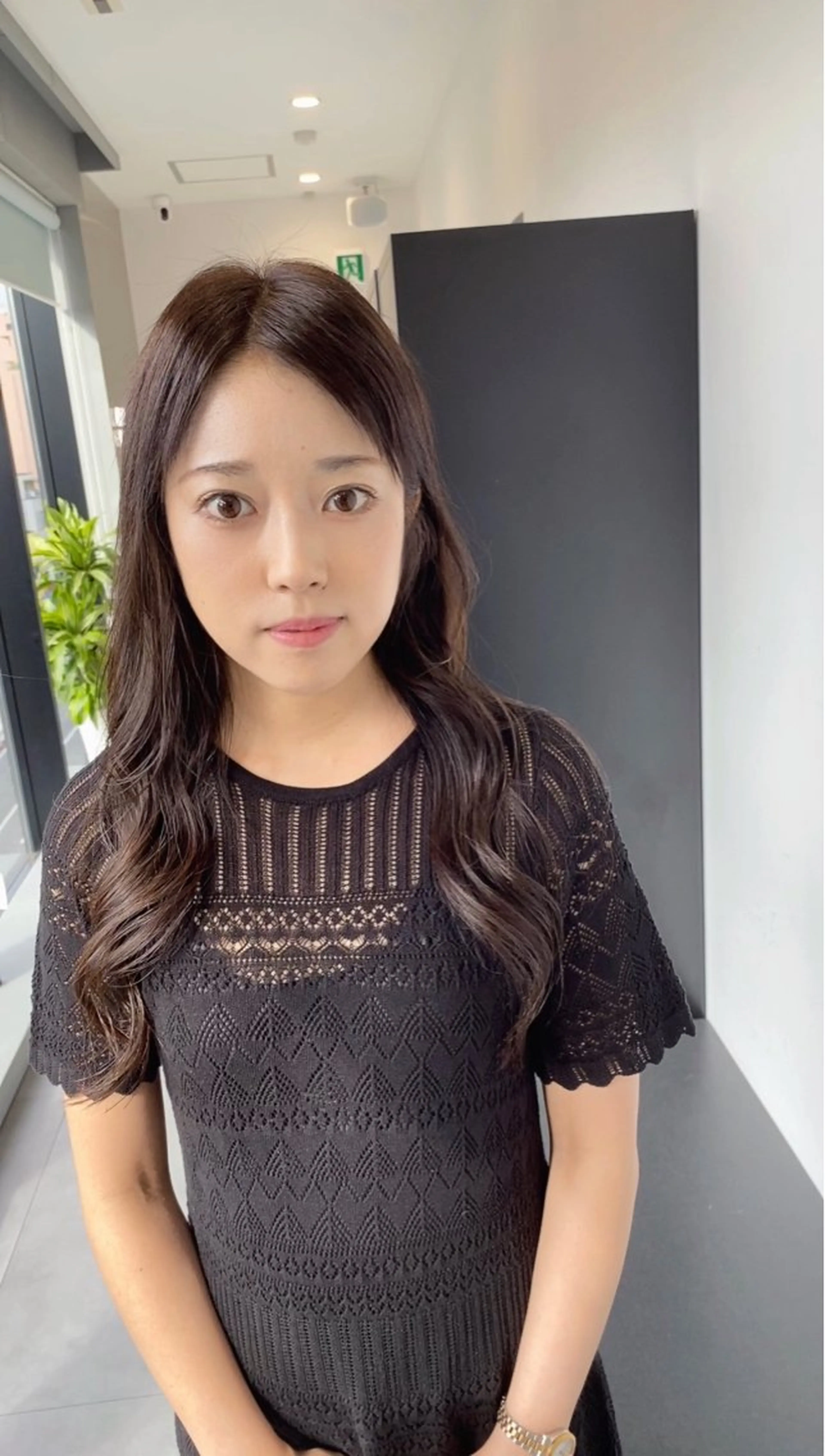ロング カラー グレージュ 顔まわりレイヤー レイヤーカット カット ヘアカラー トリートメント GO TODAY シェアサロン 町田店所属・韓国ヘア🇰🇷 スズキのヘアスタイル