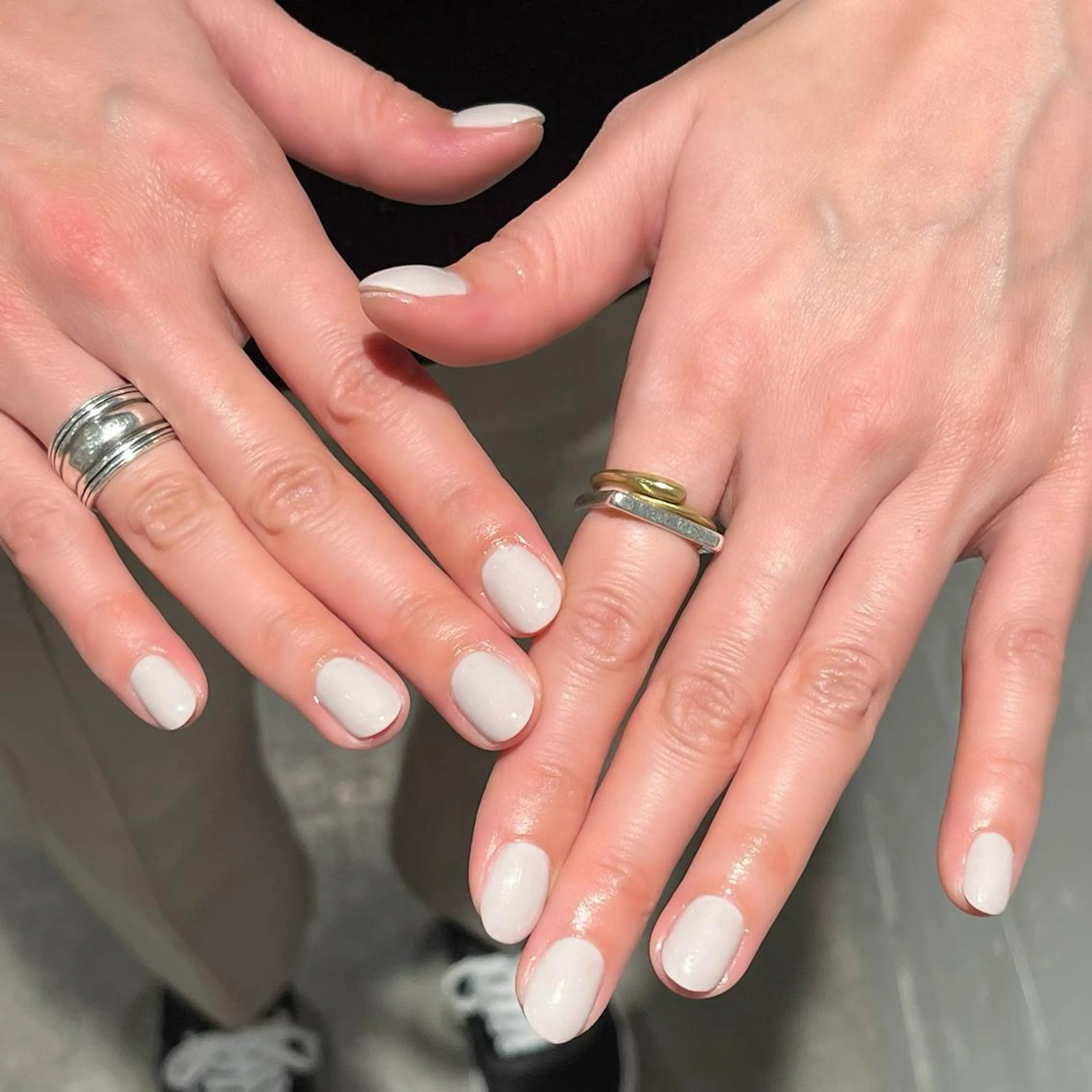 ネイル ワンカラーネイル ホワイト MODE K's🧸 tanakaのネイルデザイン