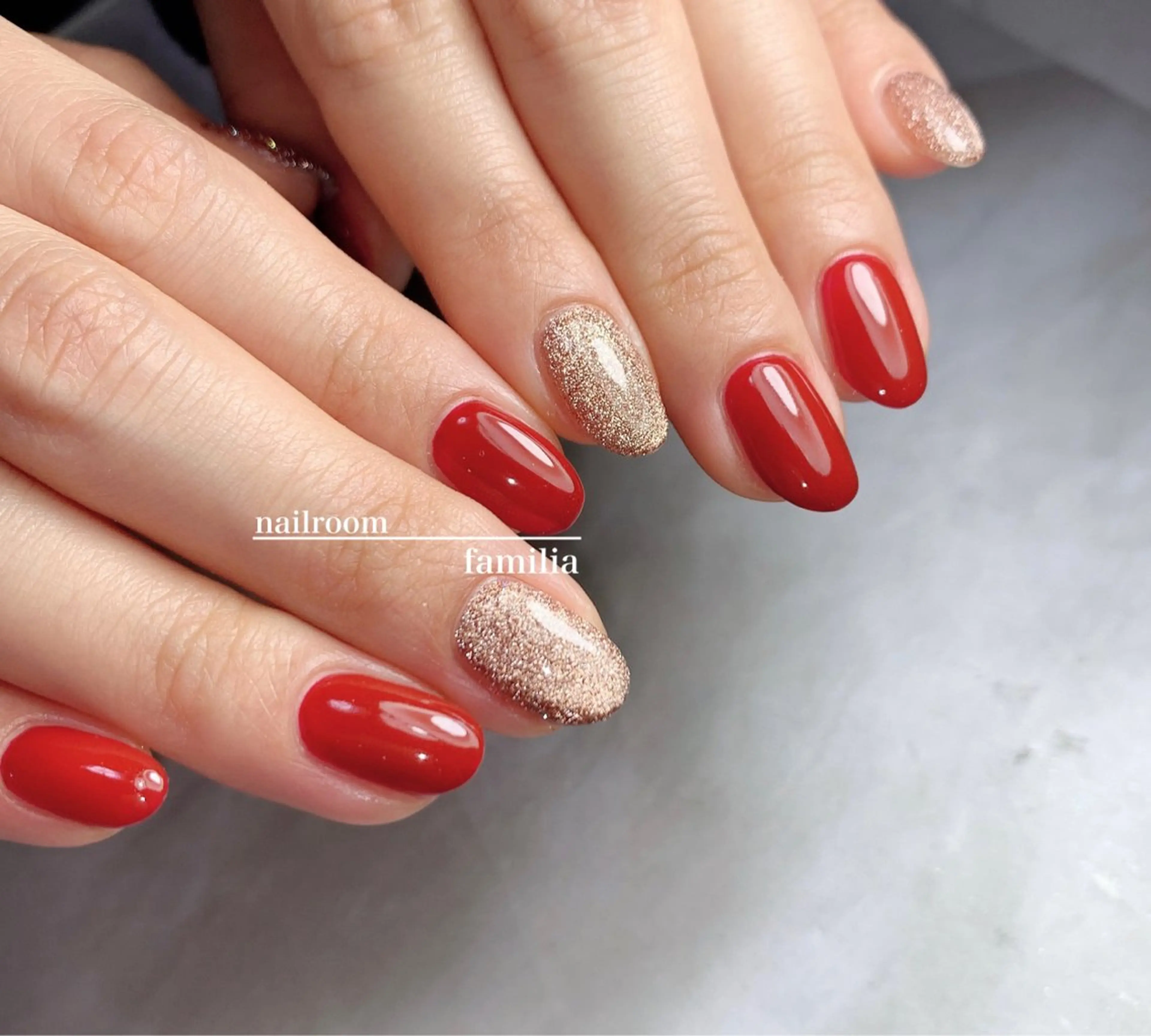 ネイル マグネットネイル ハンドネイル -nailroom- familiaのネイルデザイン