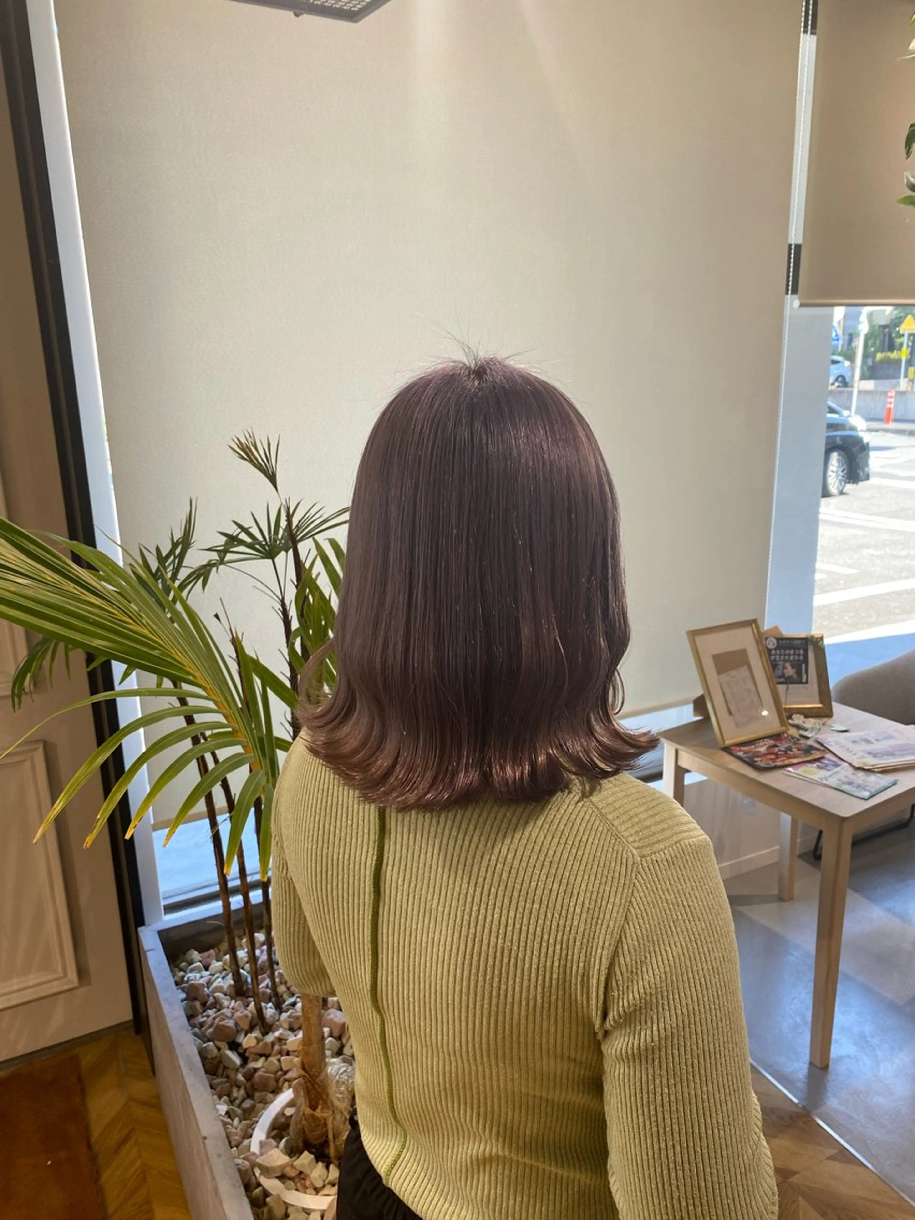 ミディアム カラー ヘアカラー yate'/ Wカラー/小出捷也のヘアスタイル