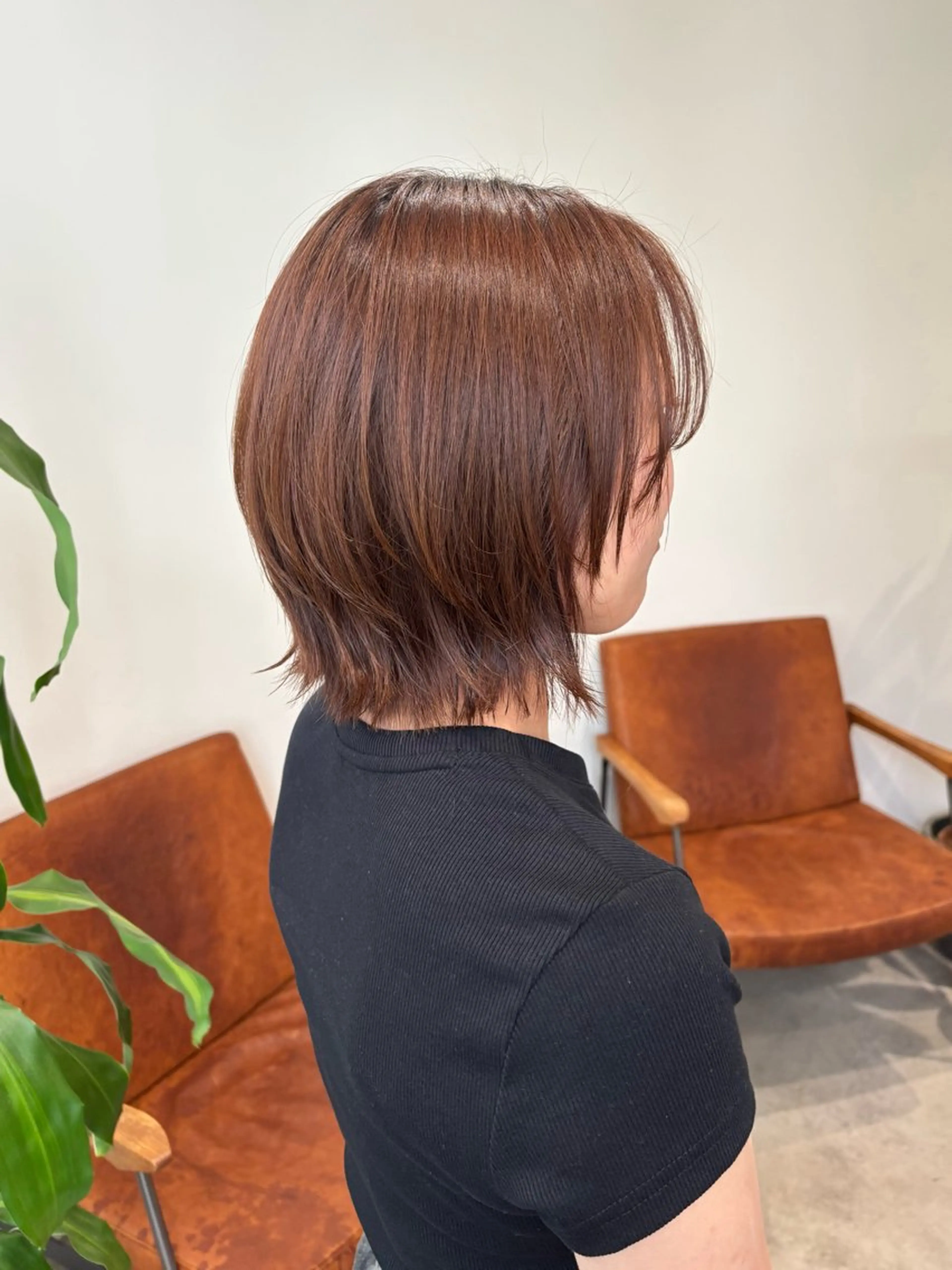 ミディアム レイヤーカット ウルフカット ウルフレイヤー カット 梅田美容室/カット /Maoのヘアスタイル