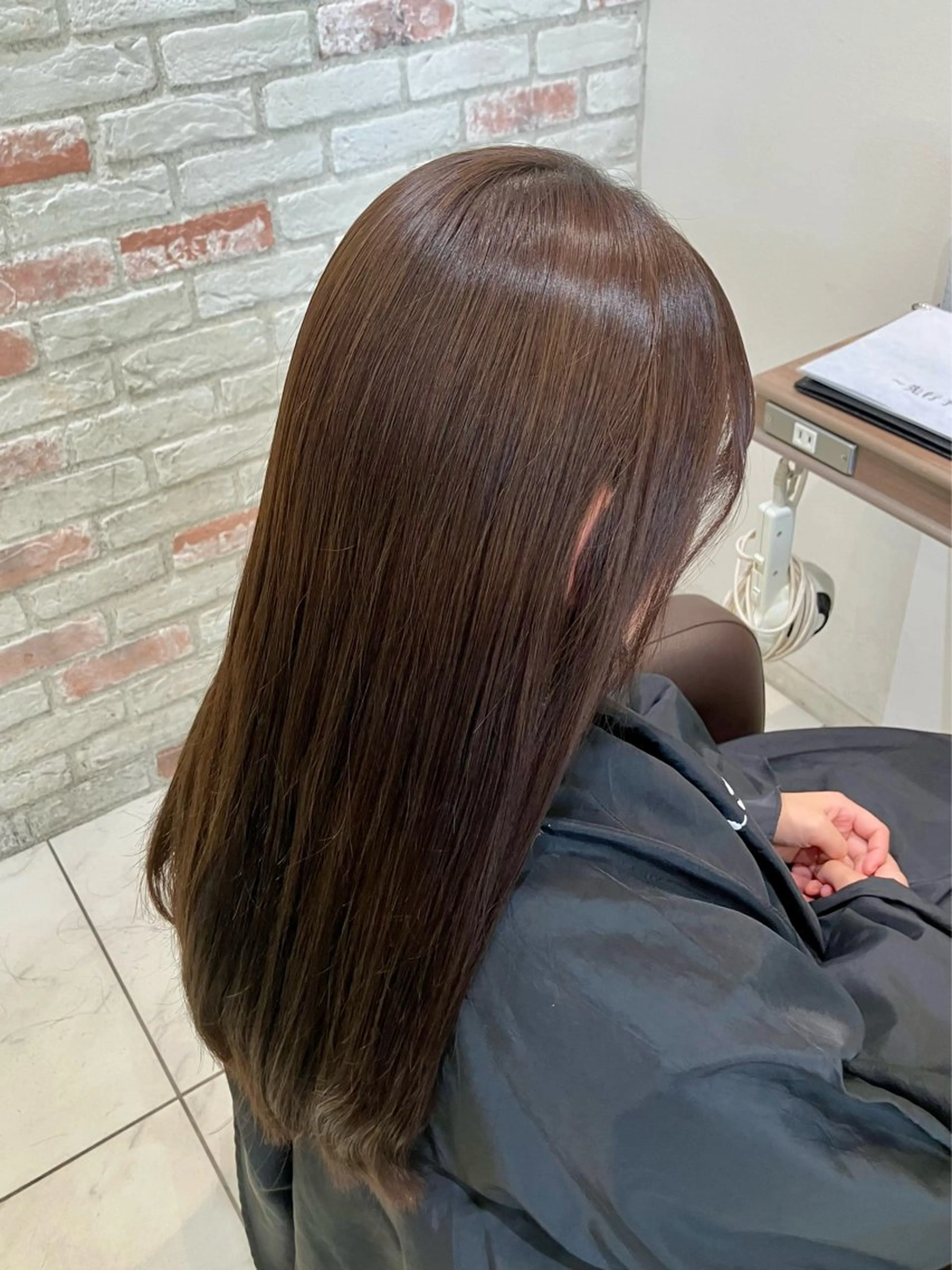 ロング カラー ブラウンカラー 🧡Ash 新杉田🧡山本のヘアスタイル