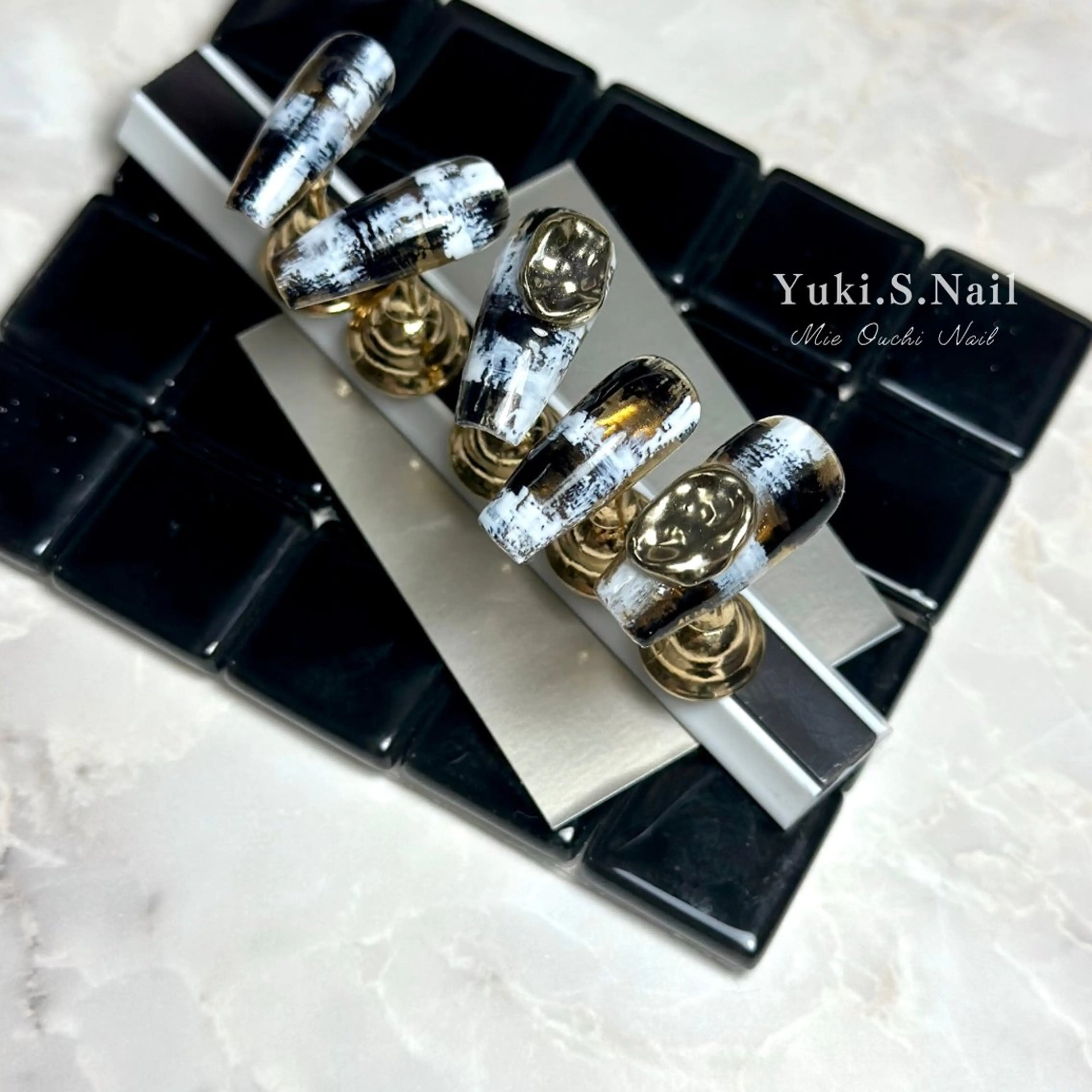 ロング ハンドネイル Yuki S.Nailのネイルデザイン