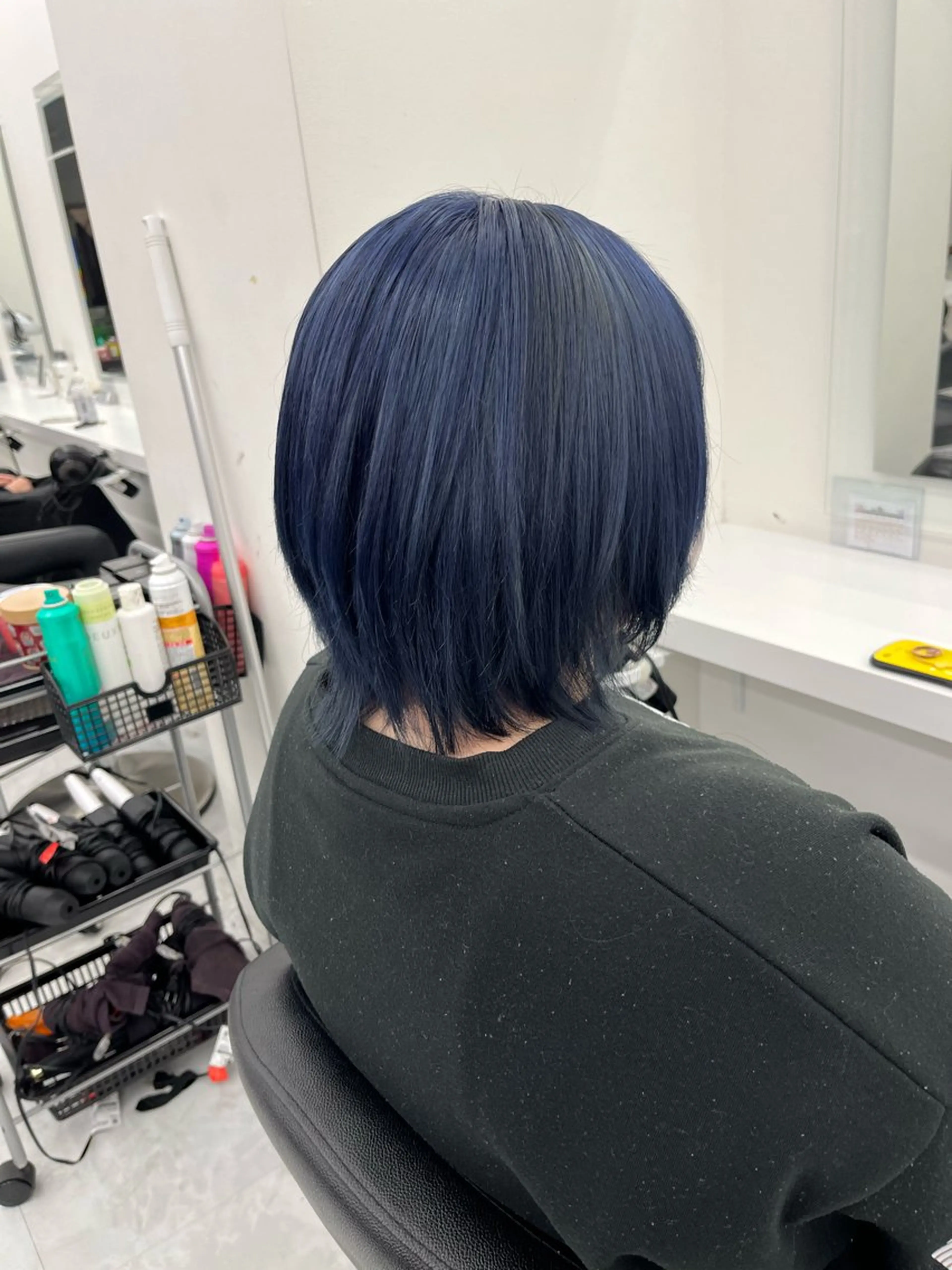 ショート カラー ブルーカラー ヘアカラー 💖トレンド夏 カラー💖FUTAのヘアスタイル