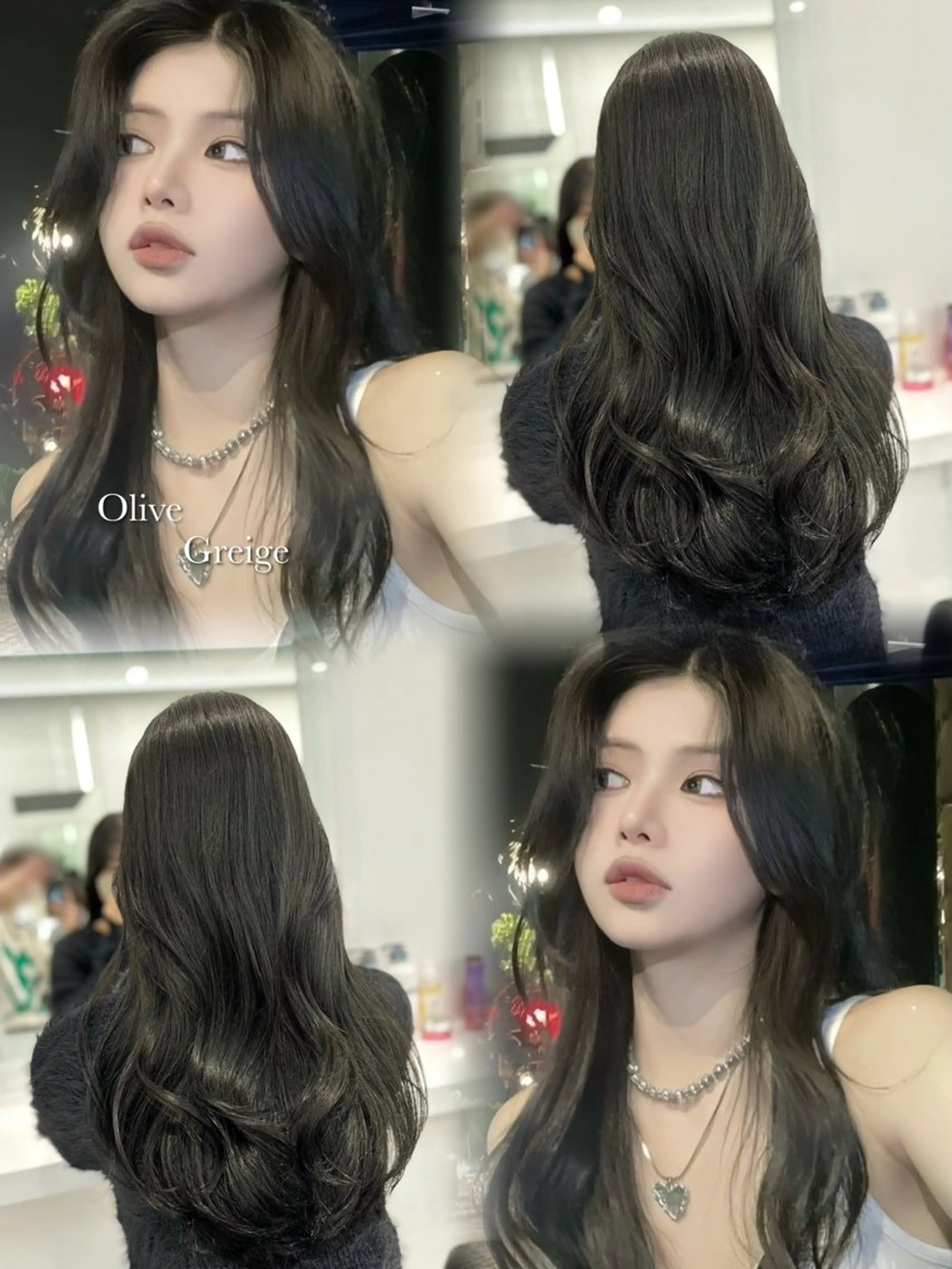カラー ヘアカラー トリートメント 韓国風hair🖤 Maria🖤のヘアスタイル