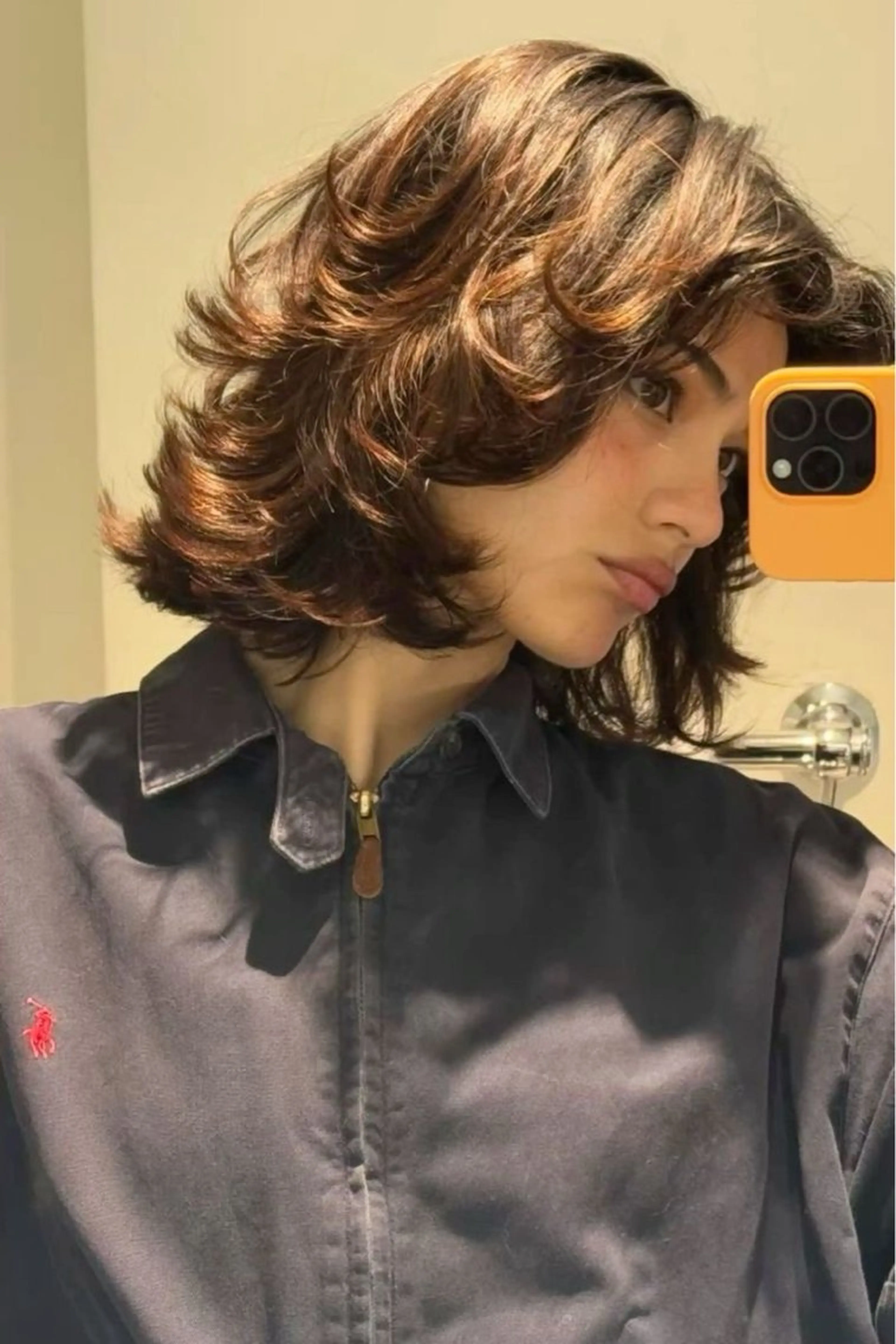 セミロング カラー ヘアカラー 目黒 花奈のヘアスタイル