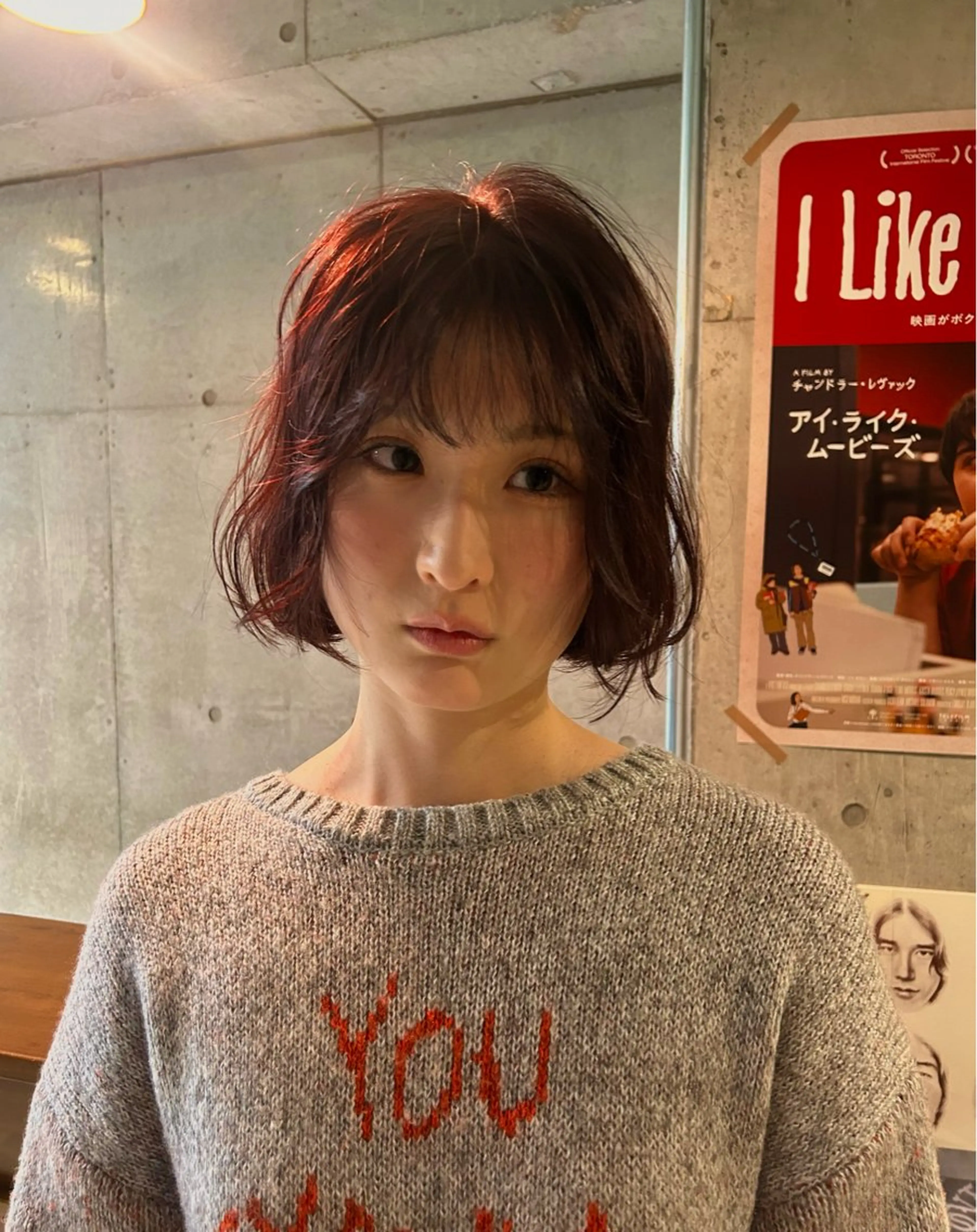 ショート カラー ヘアカラー 石原 実のヘアスタイル