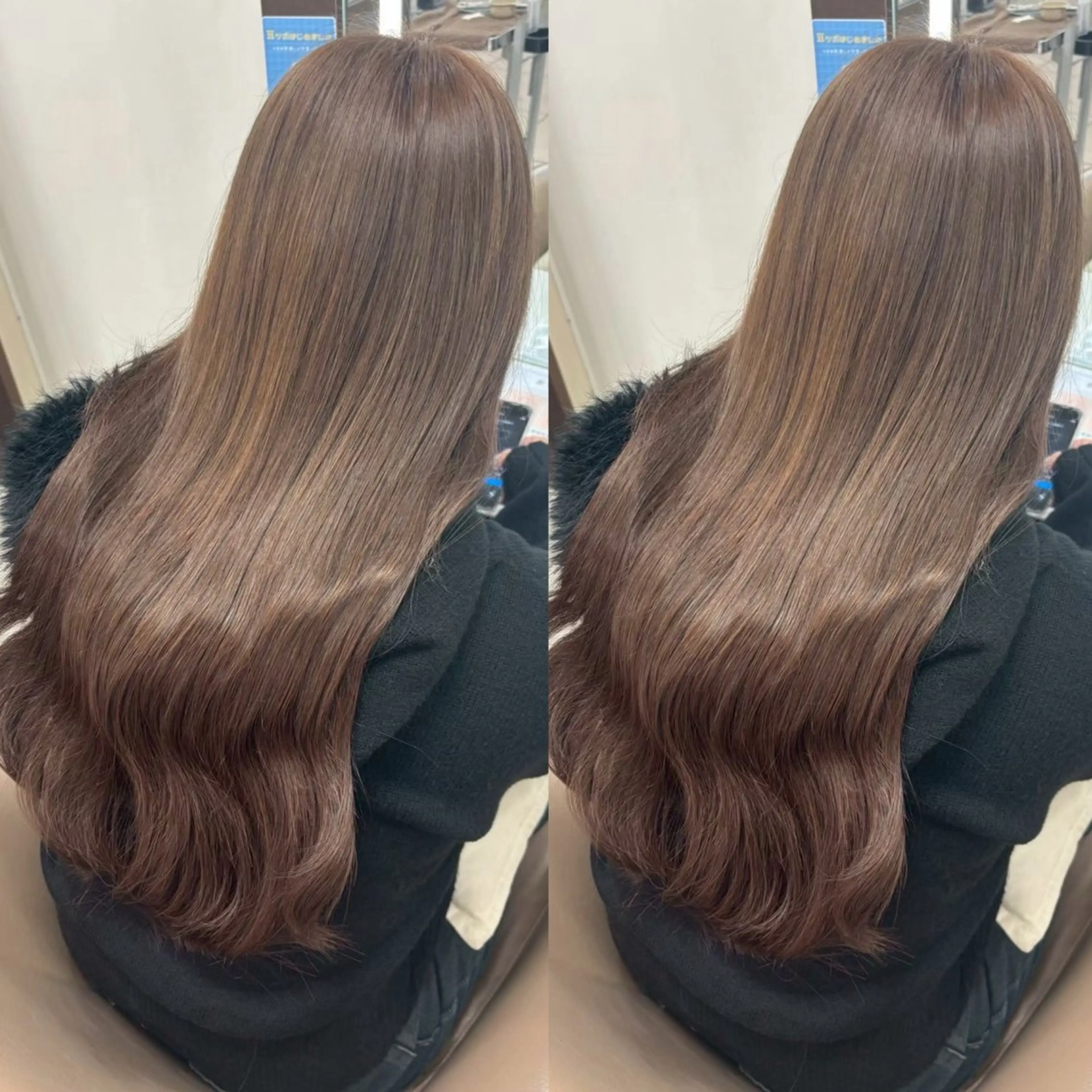 ロング カラー ヘアアレンジ シールエクステ エクステ カット ヘアカラー エクステ ヘアセット エクステ🎀艶カラー ✨しぇる🌙のヘアスタイル
