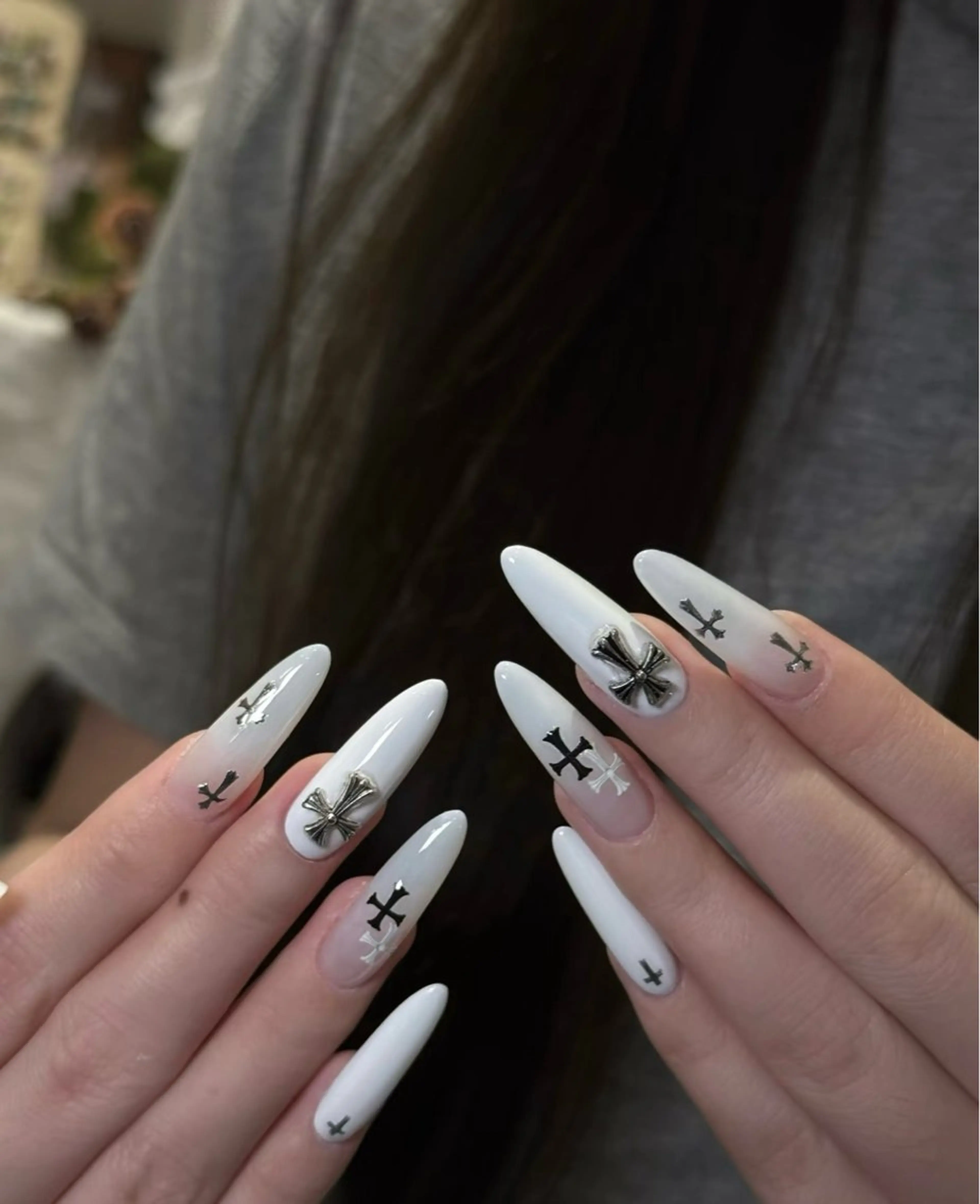 ネイル アートネイル フレンチネイル マグネットネイル ミラーネイル オフィスネイル ハンドネイル Blossom nail【ブラソンネイル】所属・Blossom nail_Yuniのネイルデザイン