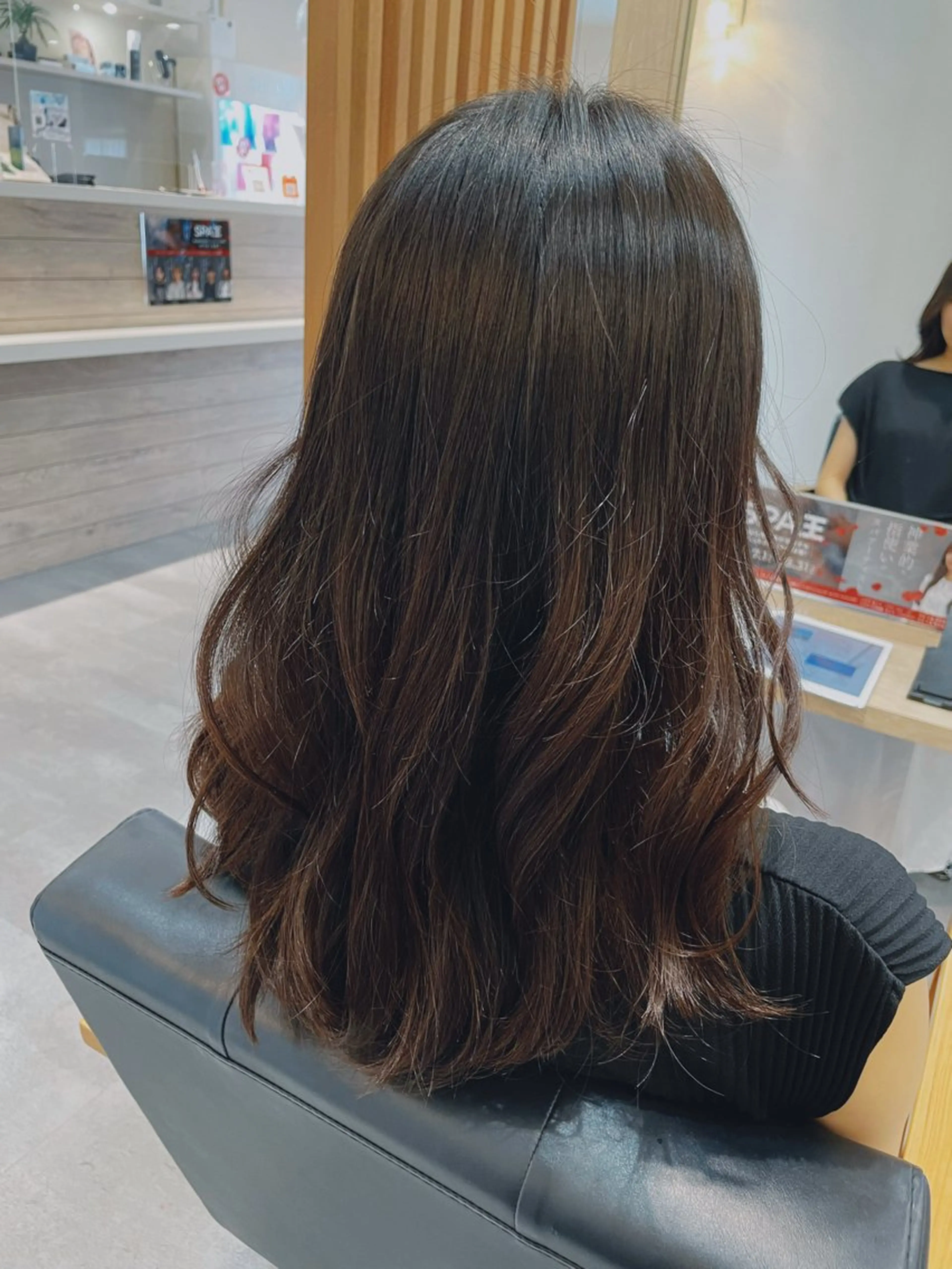 セミロング パーマ セミロングパーマ パーマ 永田 まどかのヘアスタイル