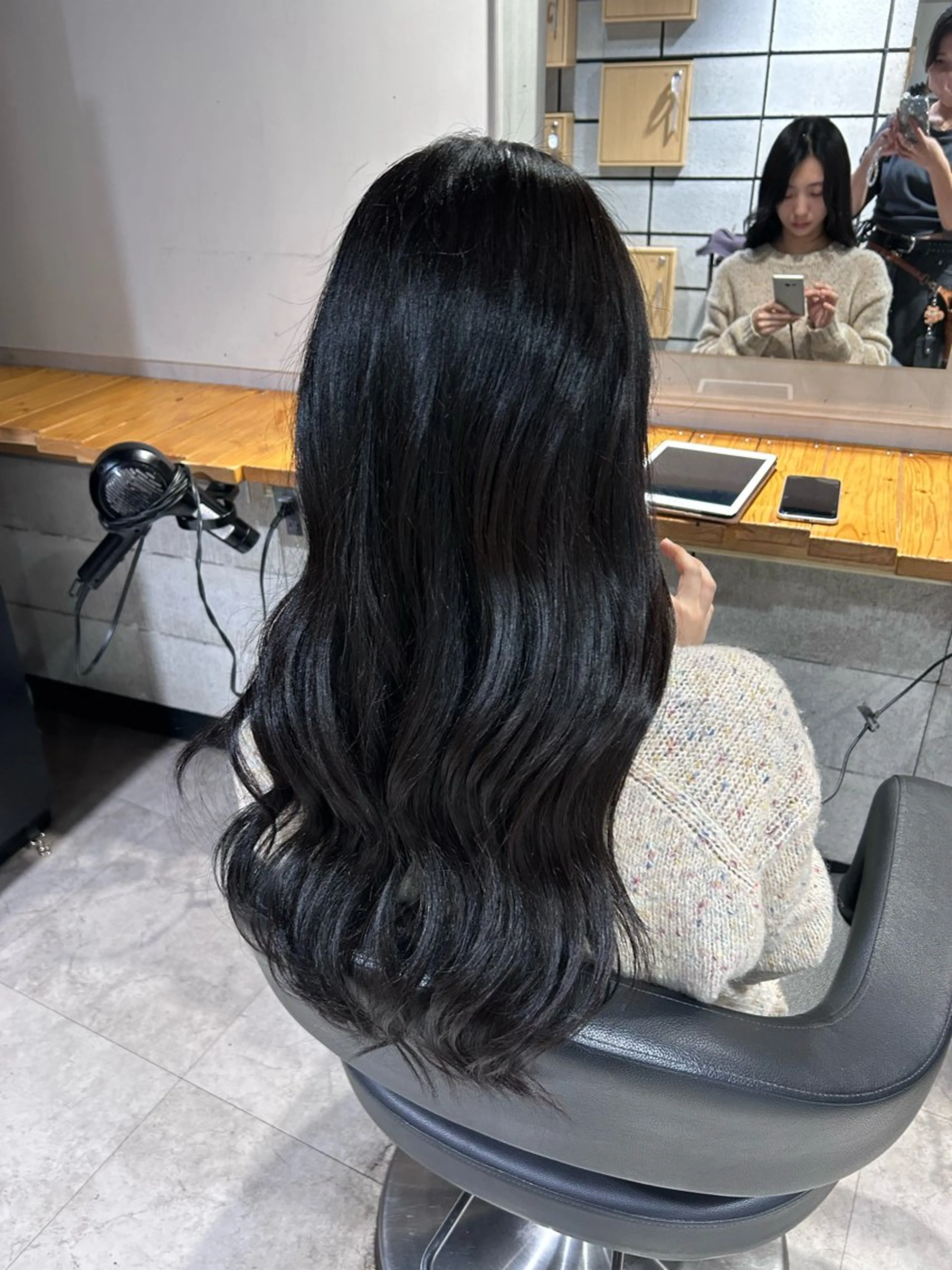 ロング カット ヘアカラー ヘッドスパ 韓国Style♡ Nanami🇰🇷のヘアスタイル