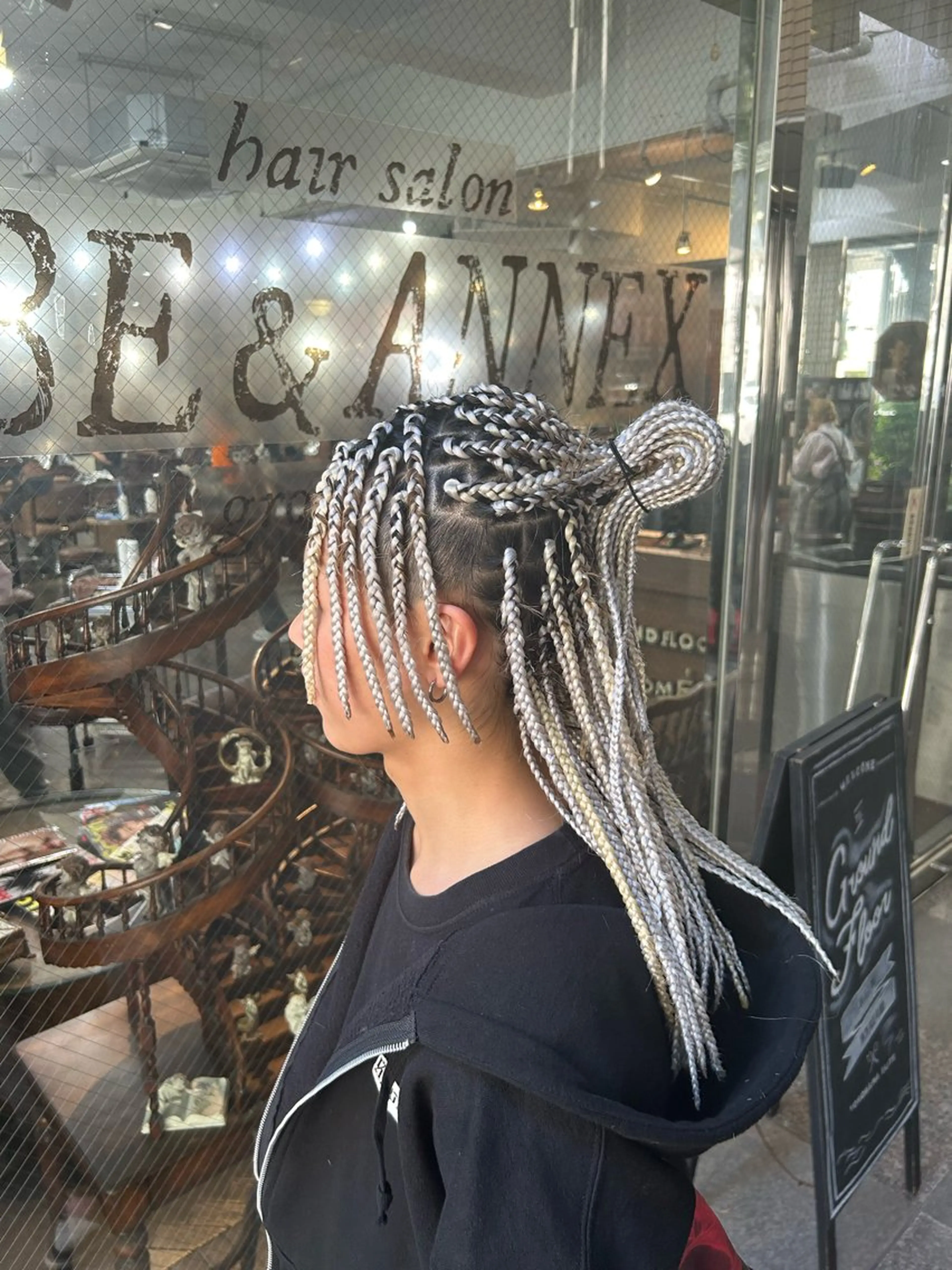 メンズ エクステ 🐬ブリーチ／ ハイトーンRYU🧊のヘアスタイル