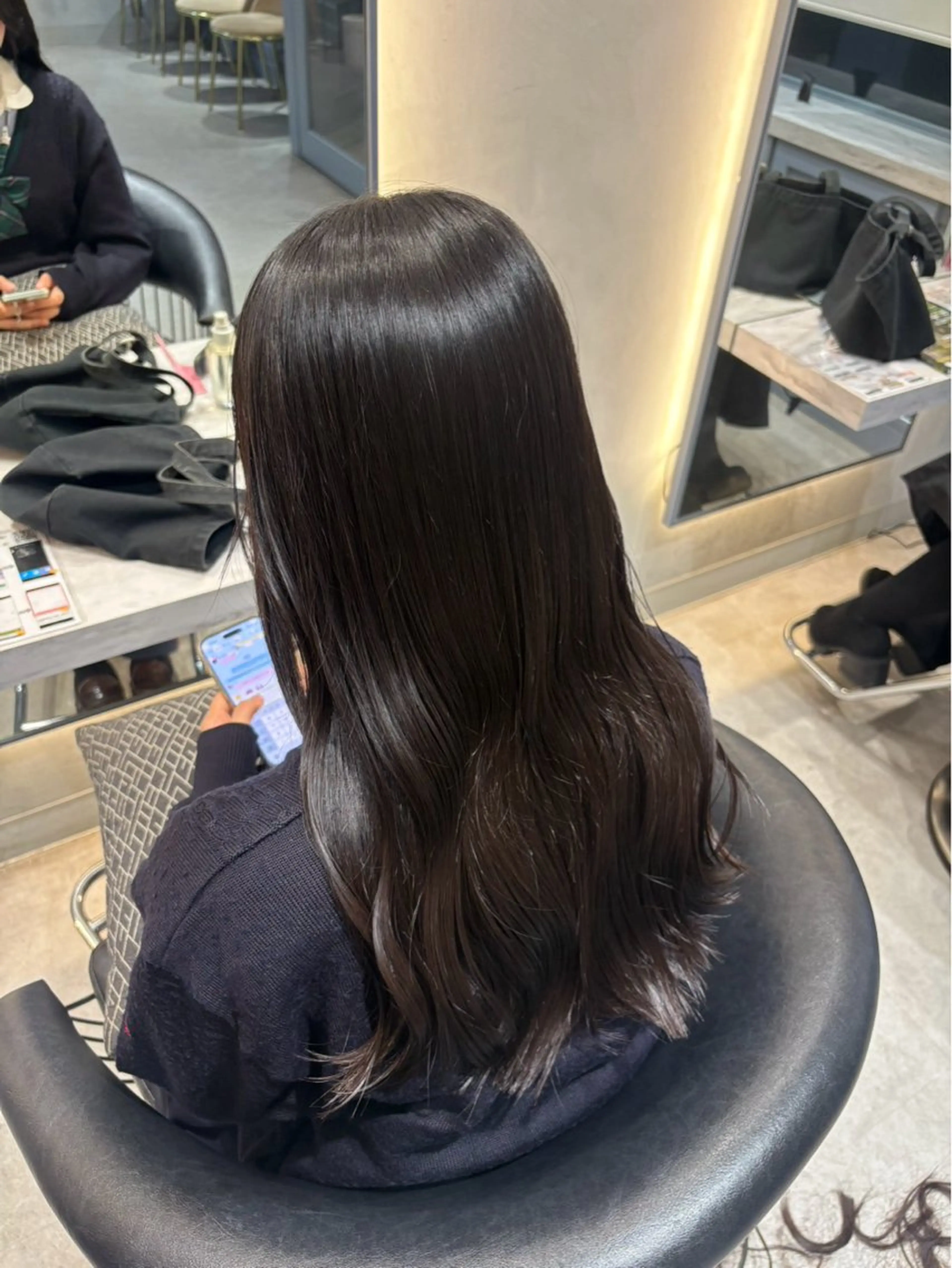 💜整え cut + treatment🩷3cm以下の方だとトリートメント代1000円頂いております🙇🏻♀️の写真